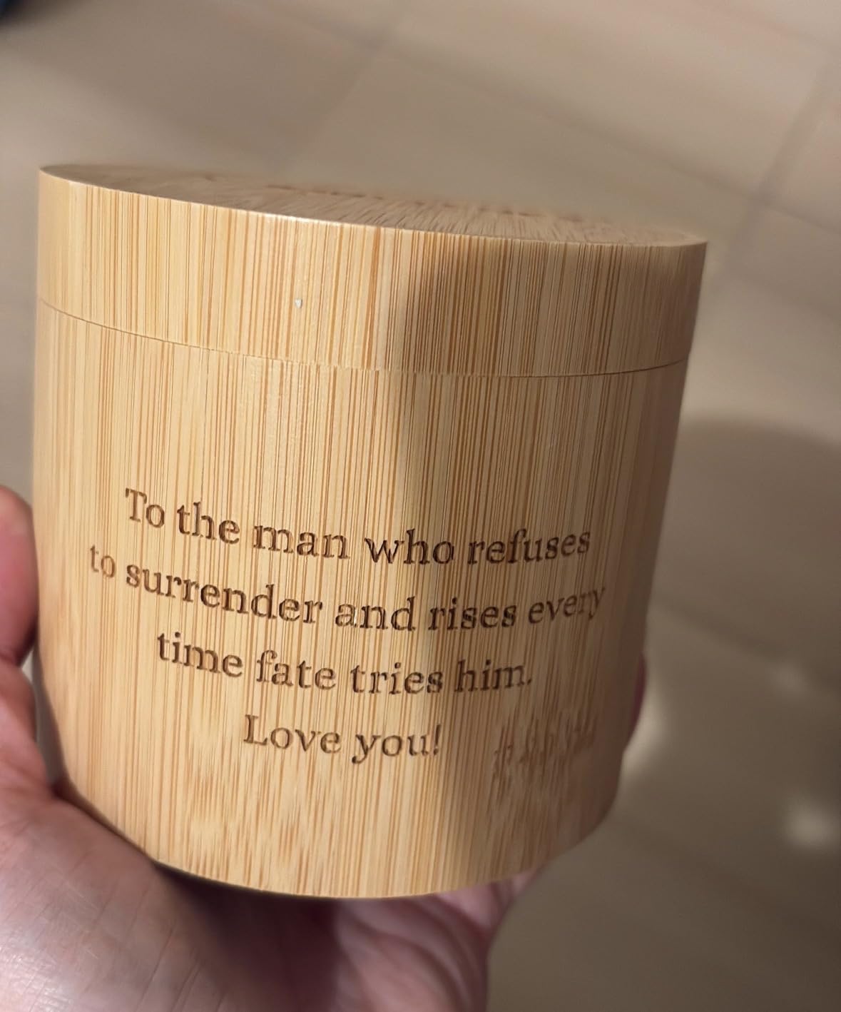 Vikingenes - Wooden Watches for Men, Engraved Wood Watch, Personalized Men's Gift, Viking Watches, Natural Wood Wristwatch, Luxury Wooden Chronograph, Custom Engraved Watch, Unique Gift for Men customer photo 2