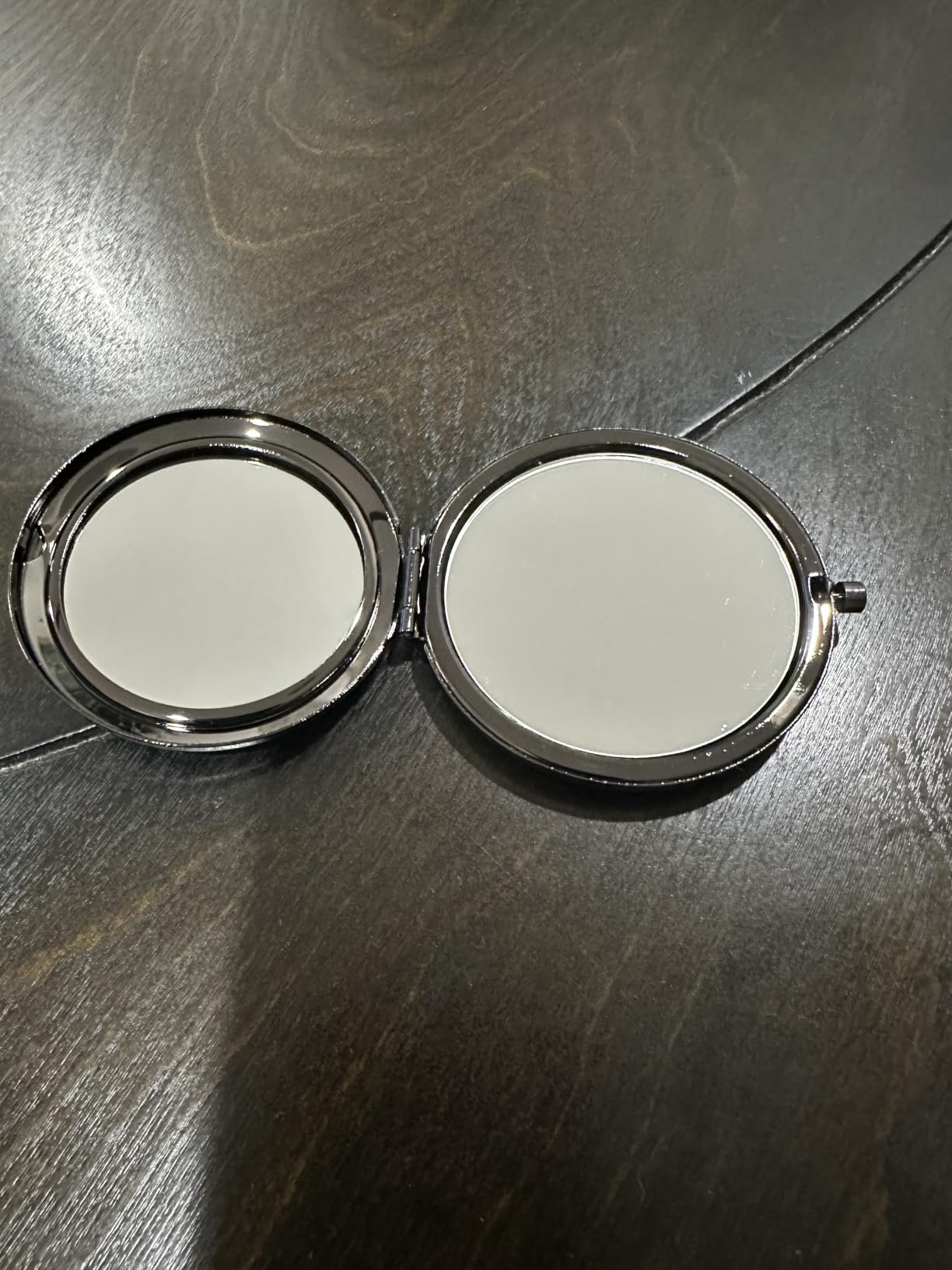 Personalized Compact Mirror for Women, Custom Laser Engraved Pocket Mirror, 1X/2X Magnifying Travel Makeup Mirror for Purse-Gift for Bridesmaid, Wedding, Birthday, Mom, Friend, Sister, Wife, Valentine customer photo 1