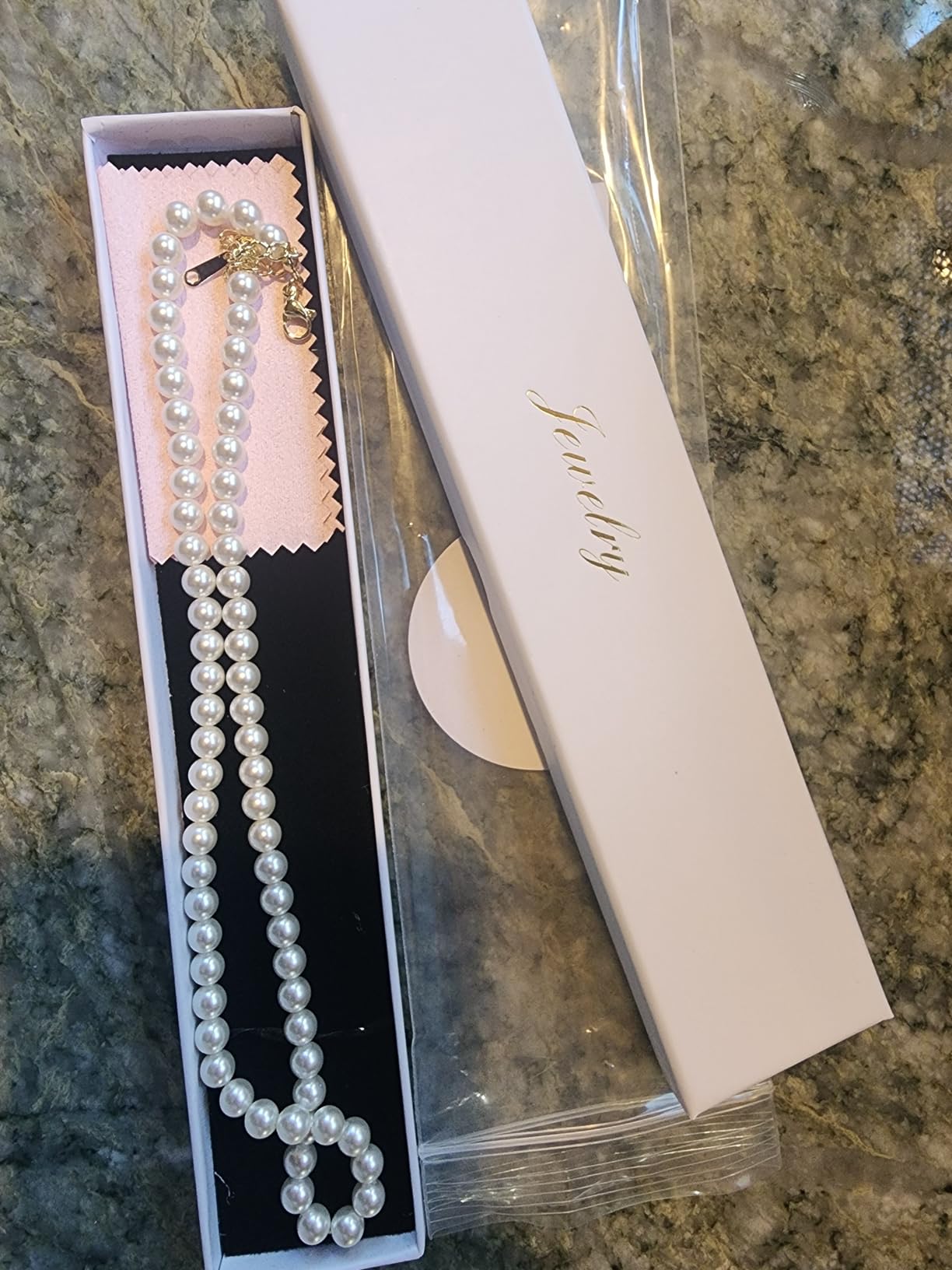 Pearl Necklaces for Women - Real Gold Plated Dainty Pearl Necklace Daisy Round Drop Pearl Choker Necklace Layered Gold Necklace for Women Bridesmaid Wedding Gifts customer photo 2