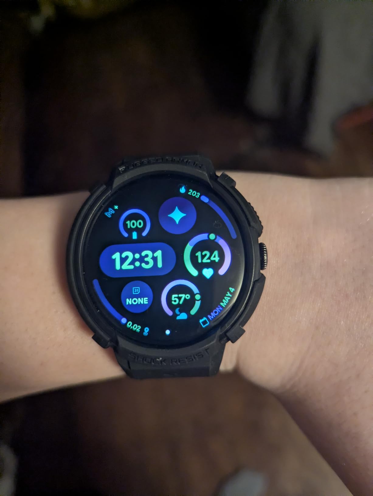 Pixel Watch 4 (45mm) - Android Smartwatch with Heart Rate and Sleep Tracking - 30-Hour Battery - Fitness Tracking - Google AI - Satin Moonstone Aluminum Case - Moonstone Active Band - Wi-Fi customer photo 1