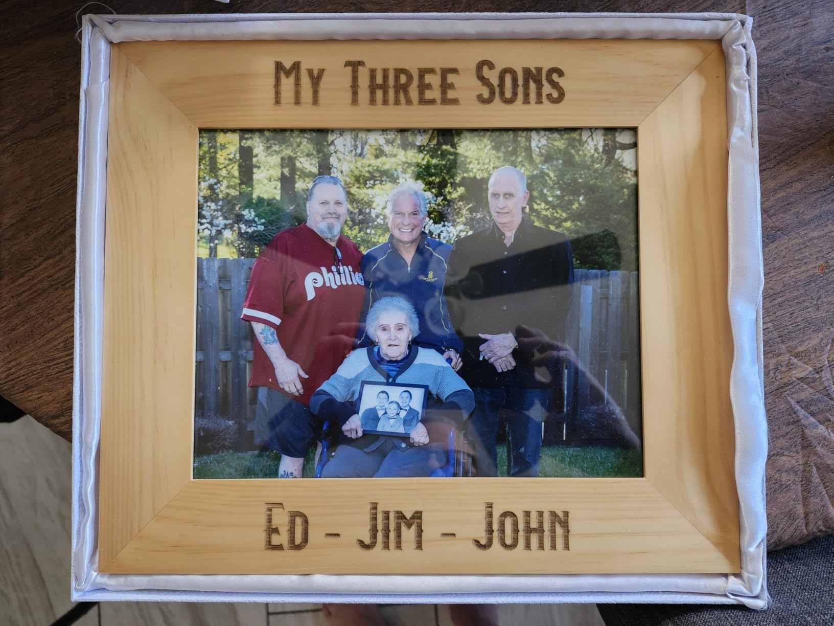 Personalized Wedding Picture Frame with Gift Box, Custom Mr & Mrs Gift customer photo 1