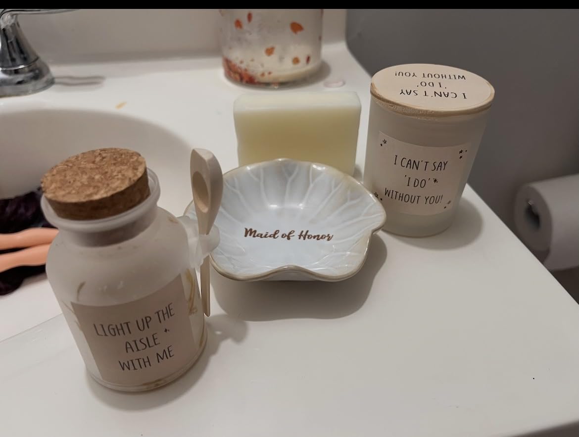 iAOVUEBY 12 PCS Maid of Honor Proposal Gifts, Will You Be My Maid of Honor Proposal Box Set customer photo 2
