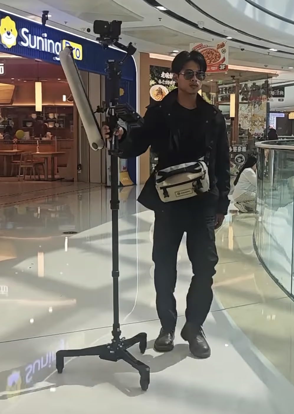 SMALLRIG x Potato Jet TRIBEX SE Hydraulic Tripod, One-Touch Fluid Head for DSLR Cameras, 6kg/13.2lb Load, Max Height 166cm/65in, Lightweight Travel Tripod, Interviews/Wedding/Landscape/Studio/Sports customer photo 1