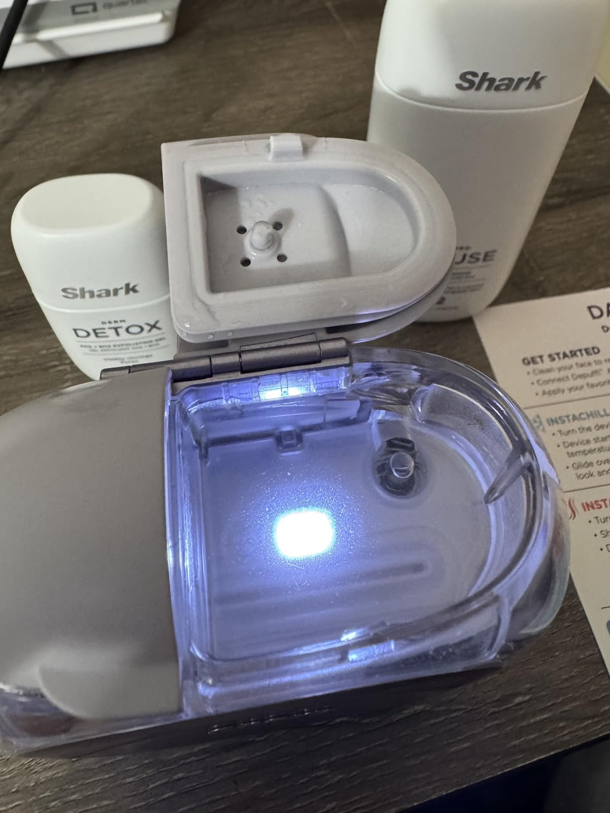 Shark FacialPro Glow at-Home Hydro-Powered Facial System with DePuffi Hot & Cold Therapy - Professional Spa Skincare Device customer photo 2