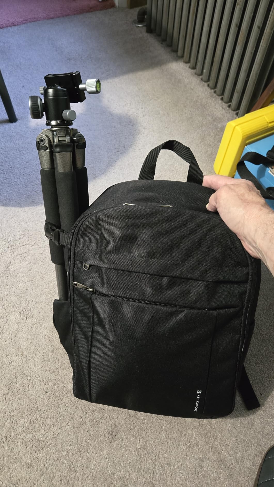K&F CONCEPT Camera Bag Backpack, Professional DSLR/SLR/Mirrorless Camera Backpack, Photography Camera Case with Tripod Holder & Rain Cover Compatible with Canon/Sony/Nikon/FUJIFILM customer photo 2