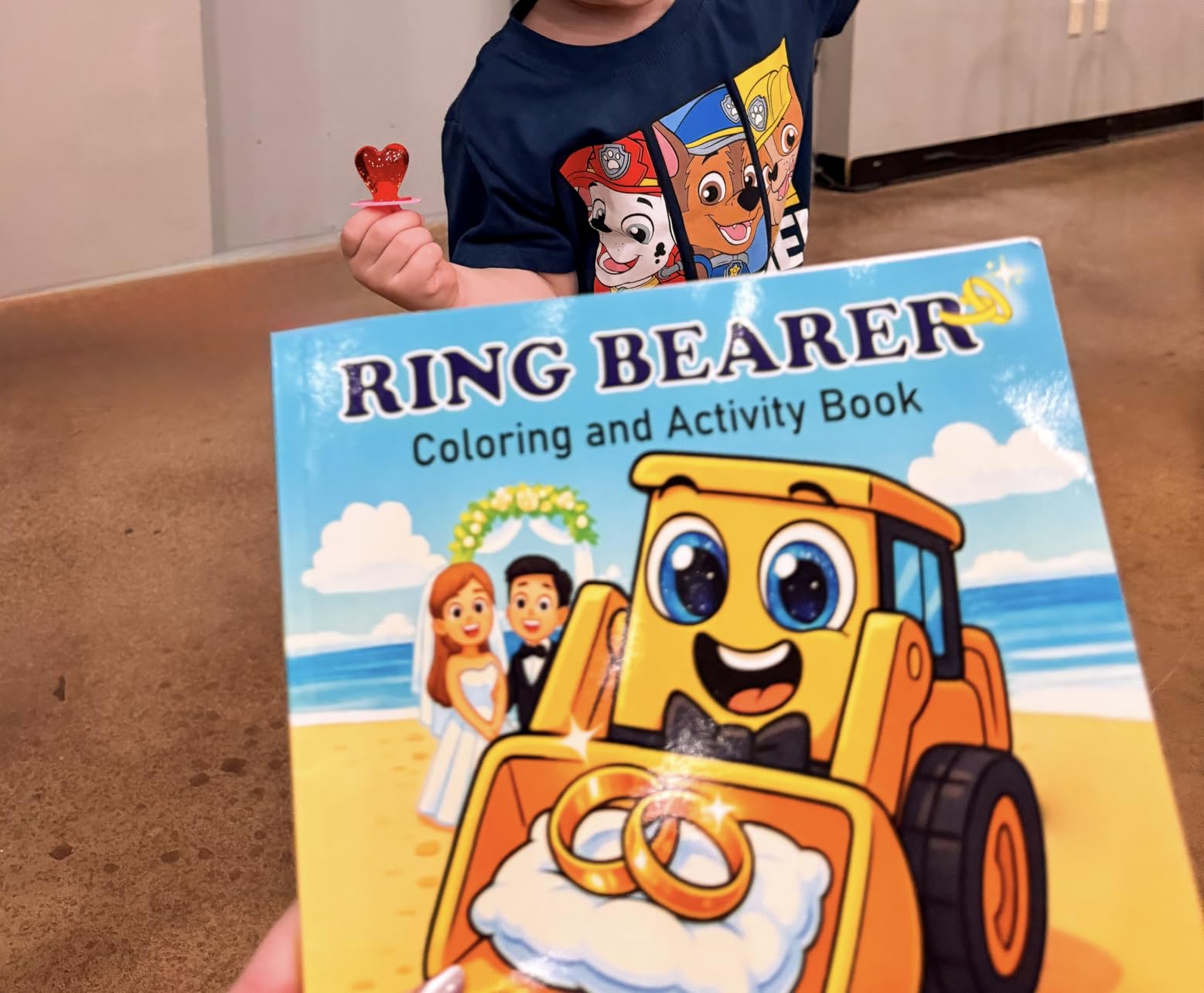 Ring Bearer Coloring and Activity Book with Vehicles, Trucks, and More!: A Fun Wedding Gift for Boys customer photo 2