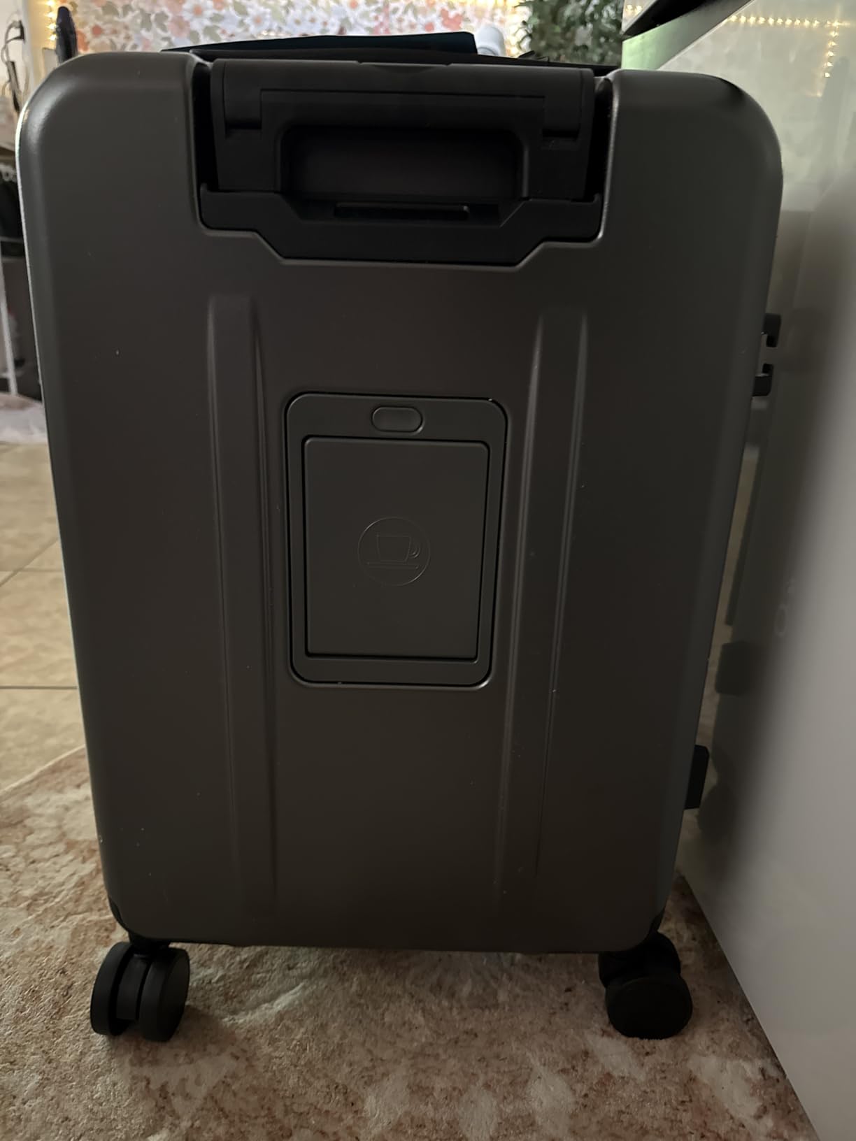 Carry On Luggage Top Opening with Cup Holder & Phone Holder, Expandable PC Hard Shell Suitcase with USB Charging Port, Side Hook, 360 Spinner Wheels, TSA Lock & YKK Zippers customer photo 2