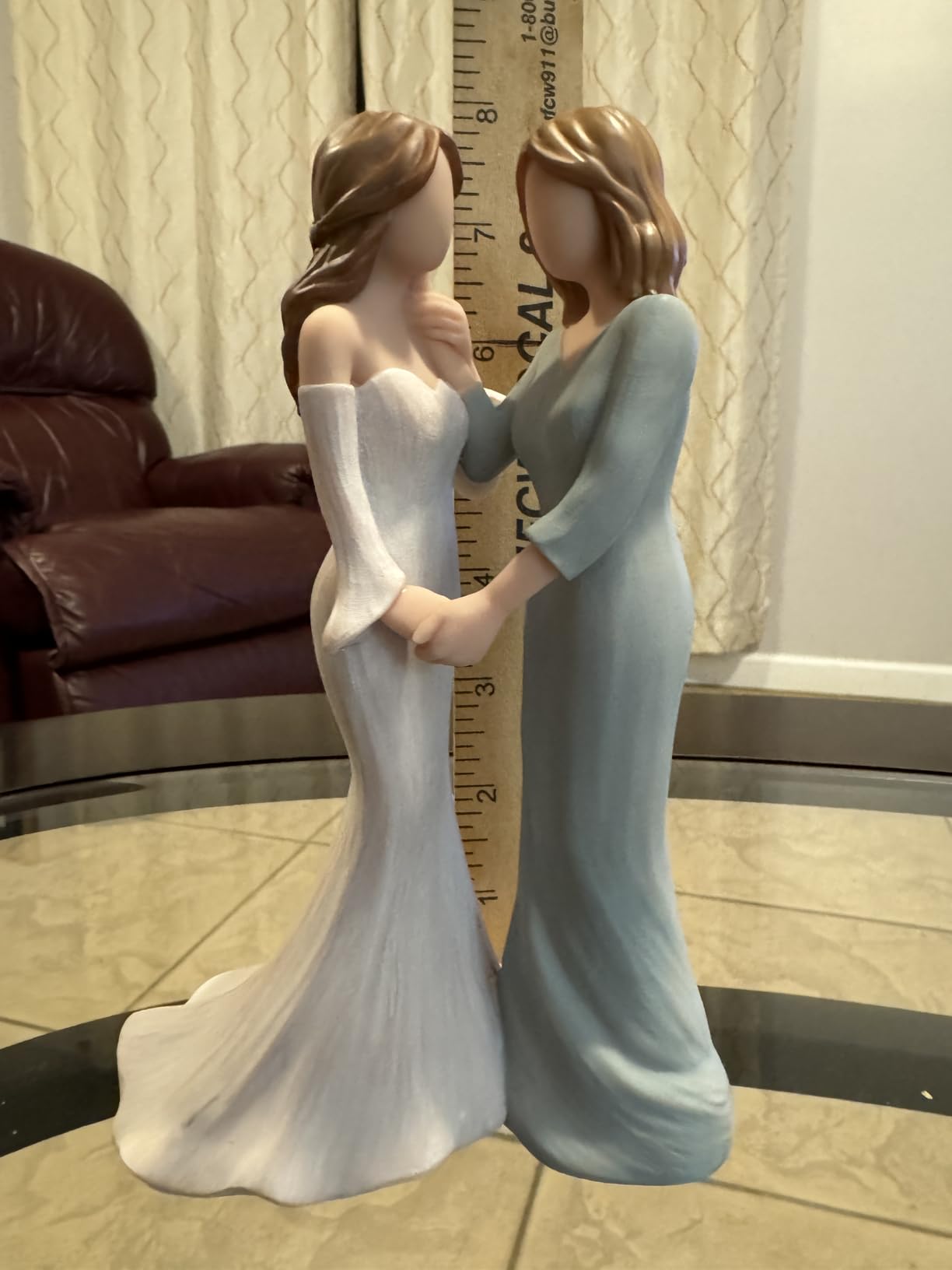 Storieme Unique Mother Father of The Bride Figurine Gifts on Wedding Day | 7.7
