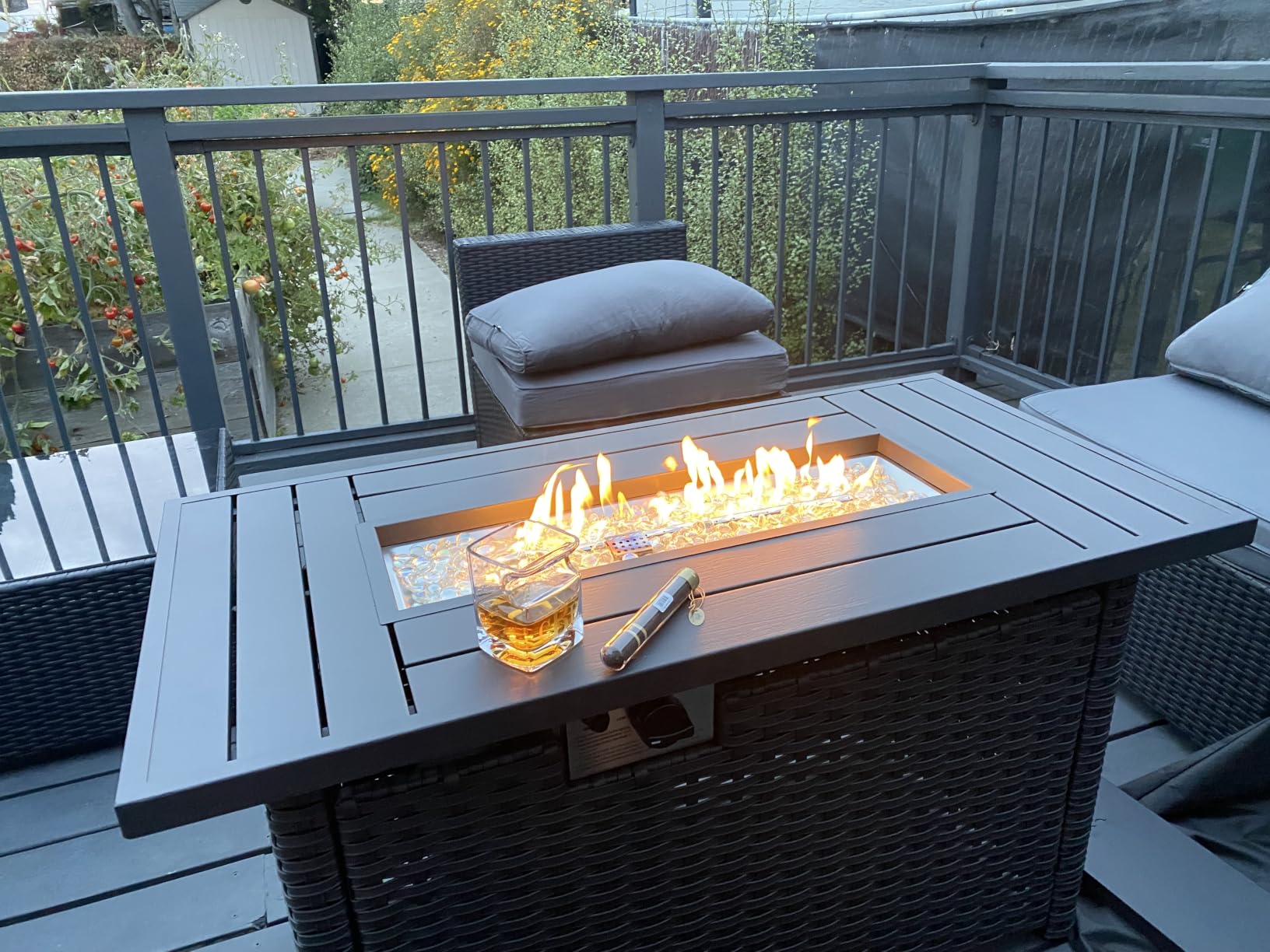 Aoxun 8 Piece Patio Furniture Set with 44