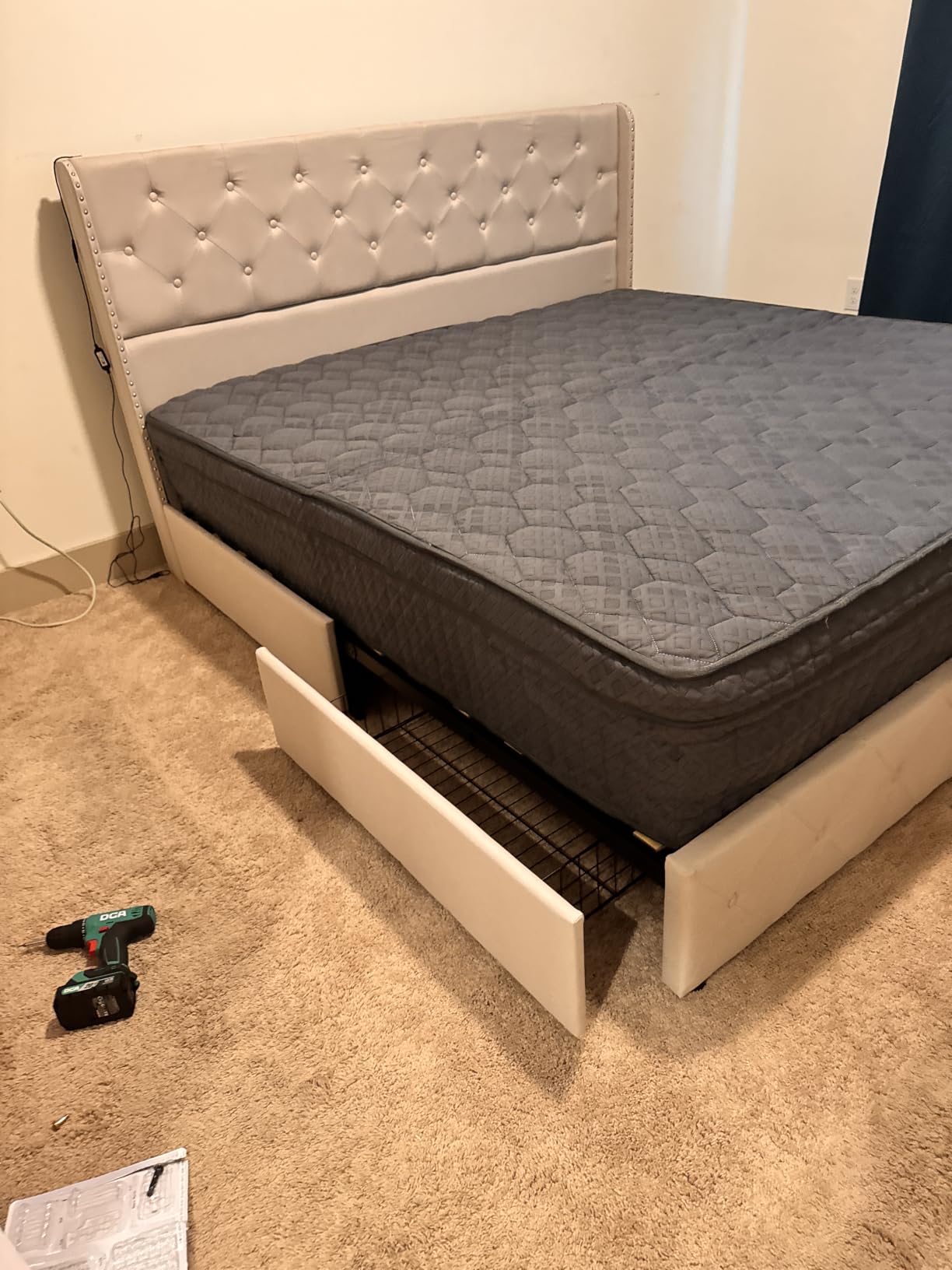 Extra Firm Queen Mattress 12 inch, Hybrid Mattress with Extra Back and Lumbar Hip Support, Pressure and Back Pain Relief,365 Nights Trial customer photo 2