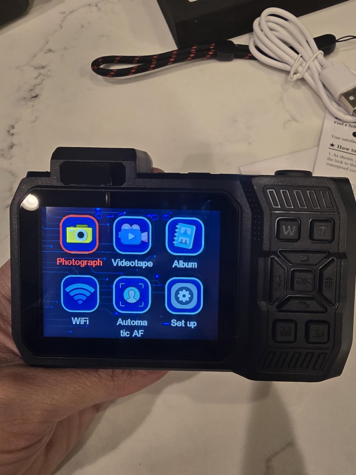 8K Underwater Camera WiFi 90MP 50FT Waterproof 32GB Card Dual-Screen Touch, Suitable for Snorkeling and Diving, Rugged Shockproof Dustproof, AF Selfie, 18X Zoom, Floatable, 1800mAh Battery customer photo 2