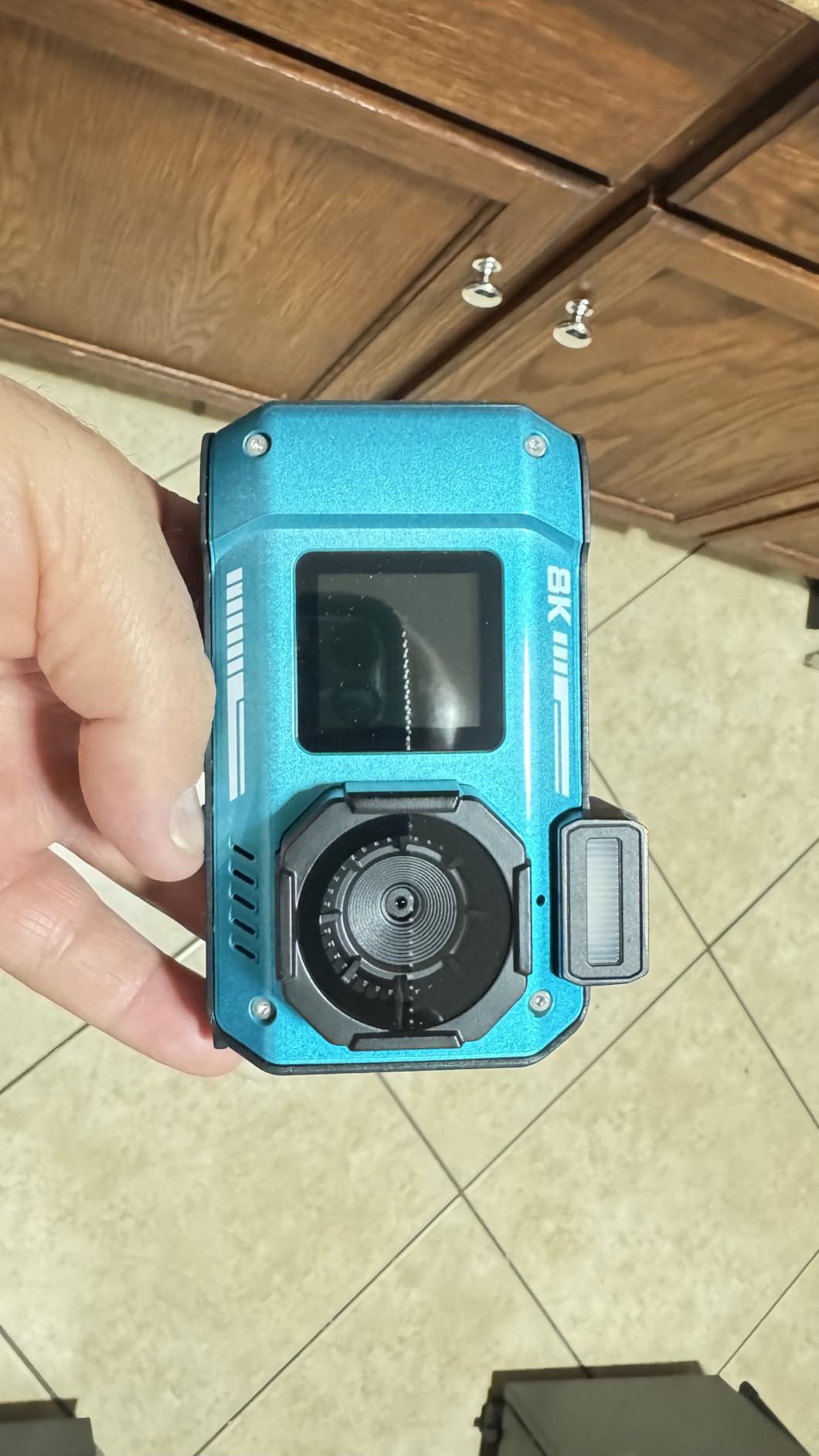 8K Underwater Camera, 70MP 33FT WiFi Waterproof Digital Camera with 32GB | Dual-Screen Selfie, Floatable, Auto Focus, Fill Light, 2500mAh Battery, 18X Digital Zoom, Ideal for Snorkeling & Swimming customer photo 2