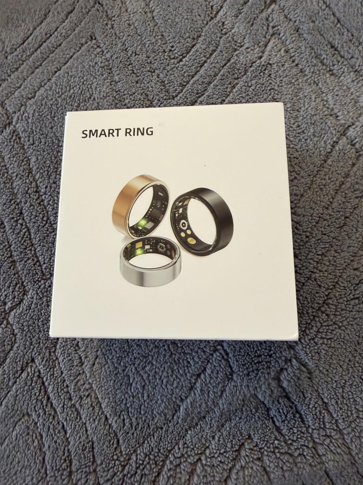 Smart Ring for Women Men, Fitness Tracker Ring with Free App No Subscription Fee, 7 Days Battery Life, Sleep Monitor, Heart Rate & Step Tracker, IP68 Waterproof, Android/iOS Compatible (Rose Gold, 8) customer photo 1