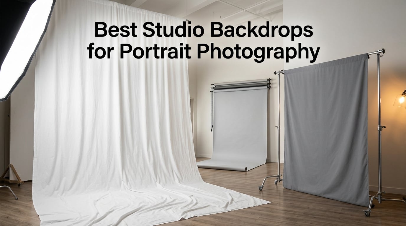 Best Studio Backdrops for Portrait Photography