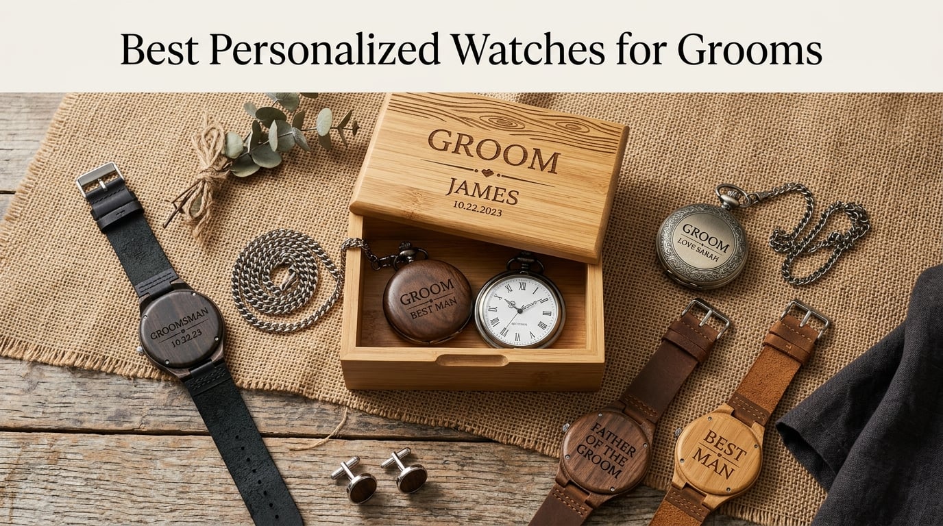 Best Personalized Watches for Grooms