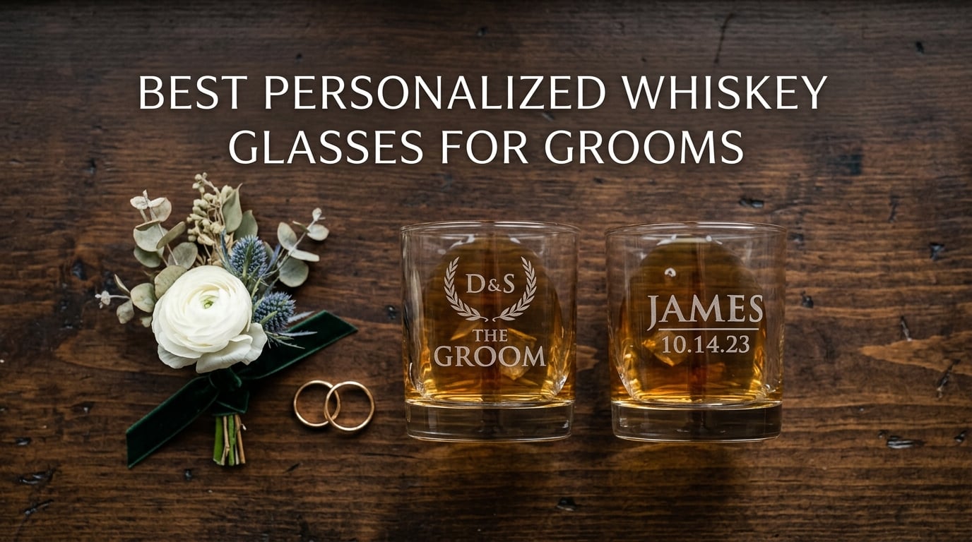 Best Personalized Whiskey Glasses for Grooms