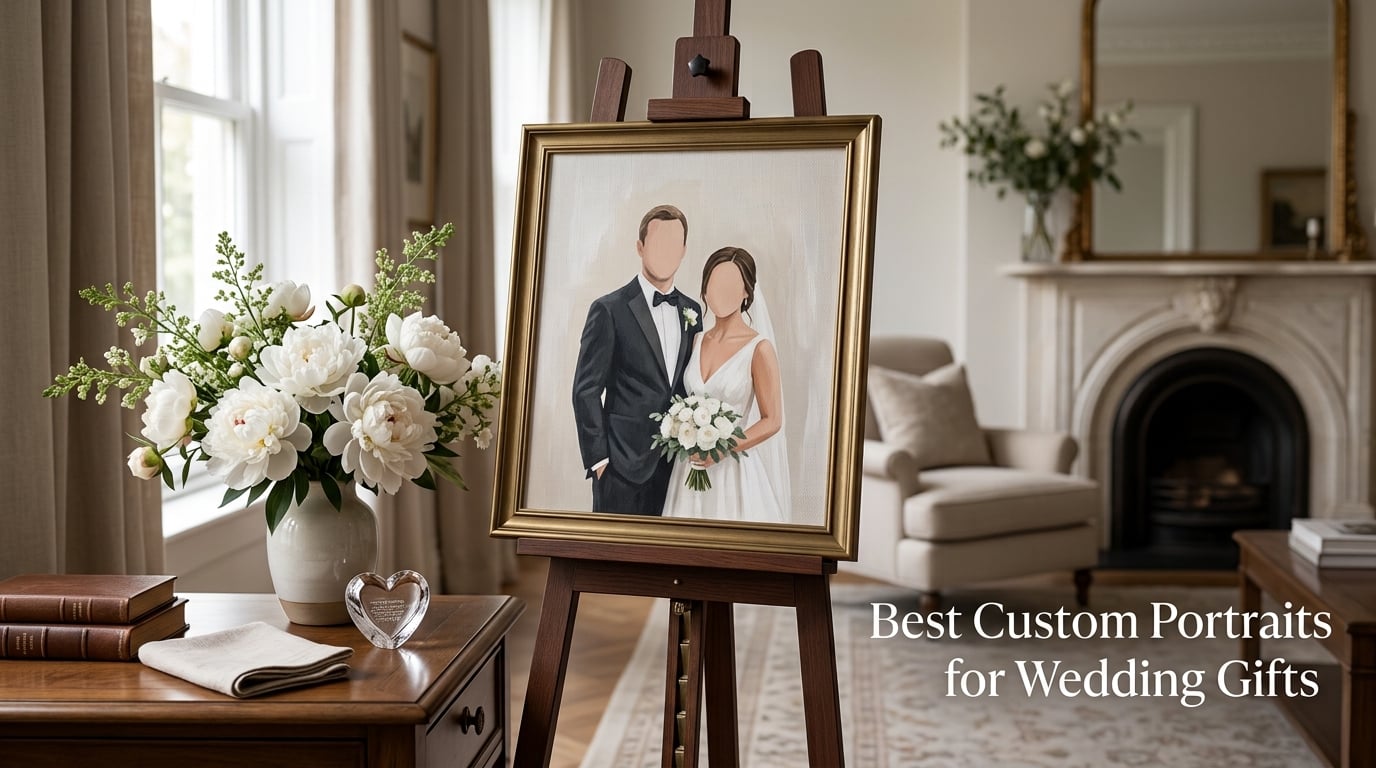 Best Custom Portraits for Wedding Gifts