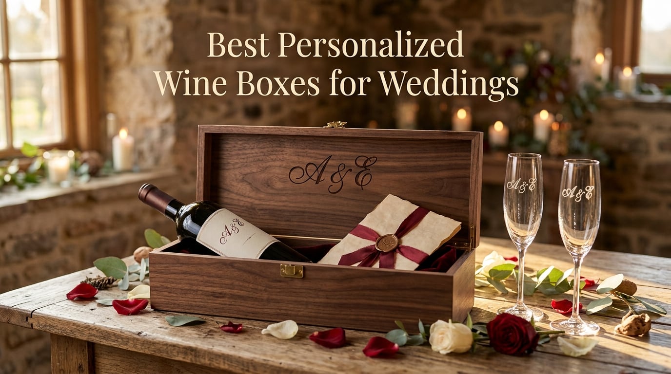 Best Personalized Wine Boxes for Weddings