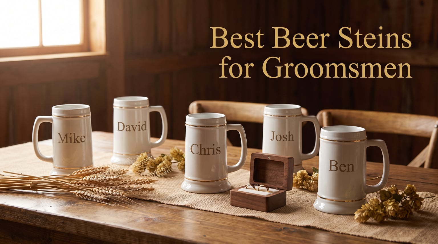 Best Beer Steins for Groomsmen