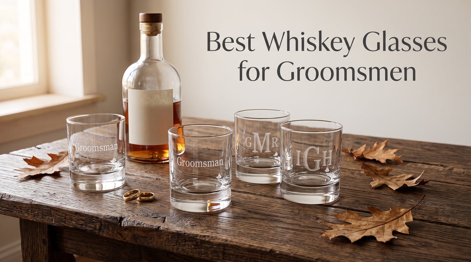 Best Whiskey Glasses for Groomsmen