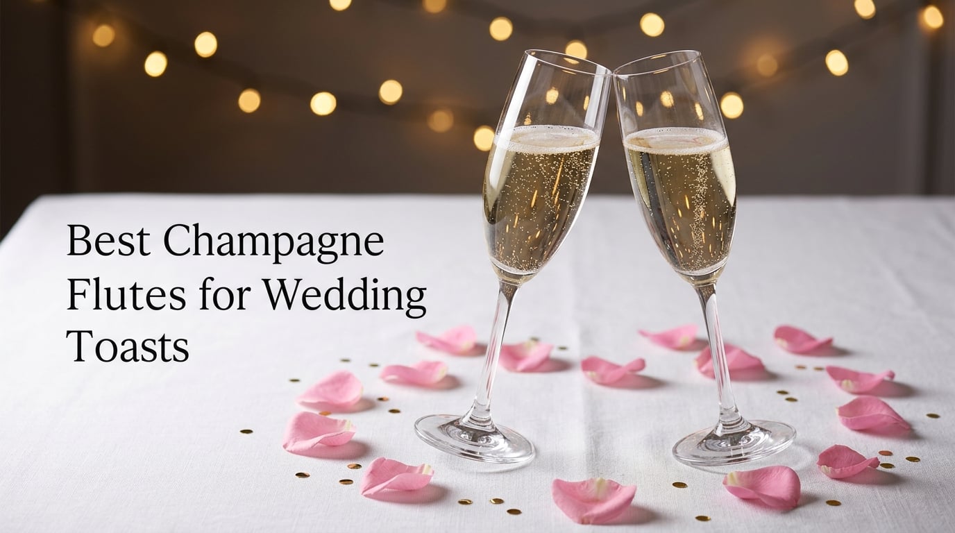 Best Champagne Flutes for Wedding Toasts