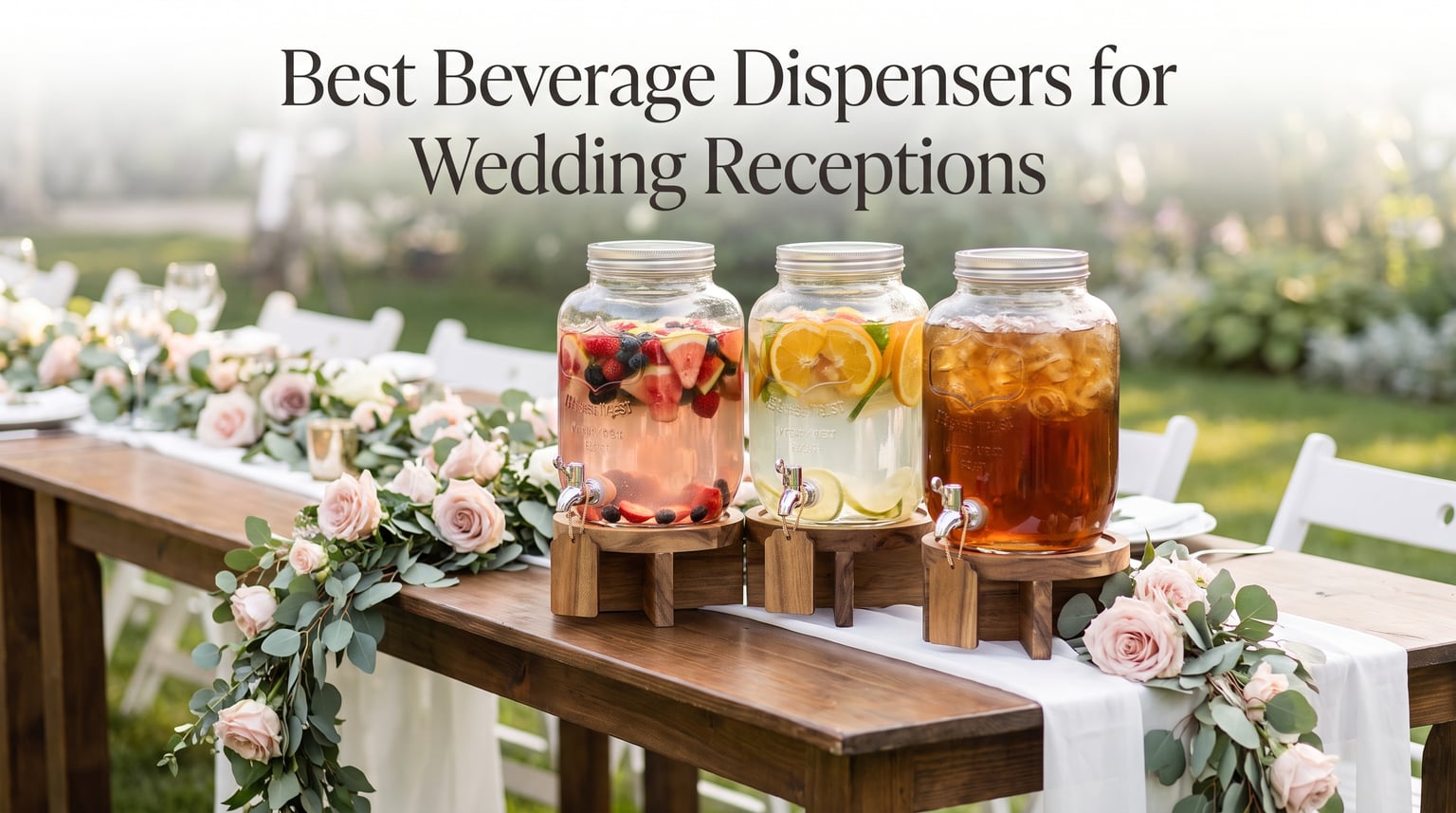 Best Beverage Dispensers for Wedding Receptions