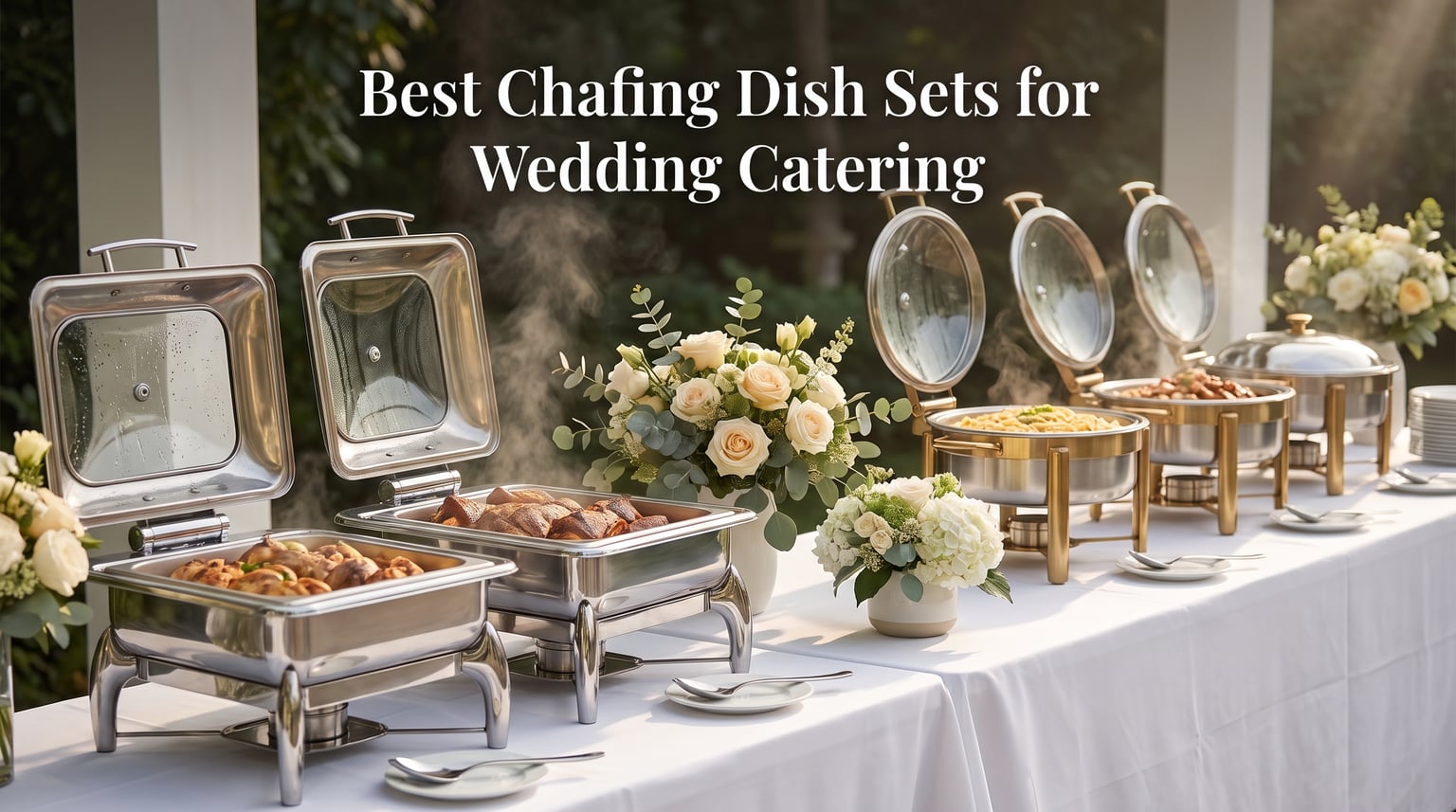 Best Chafing Dish Sets for Wedding Catering