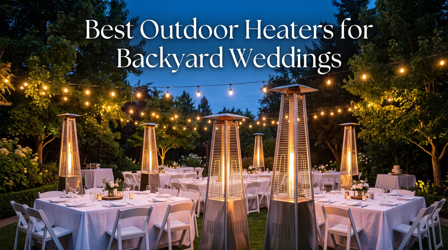 Best Outdoor Heaters for Backyard Weddings