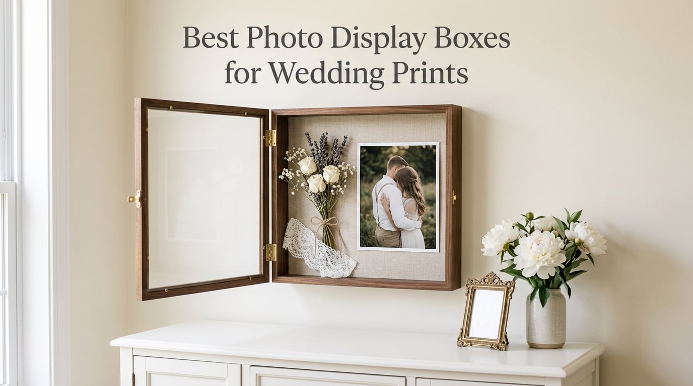 Best Photo Display Boxes for Wedding Prints