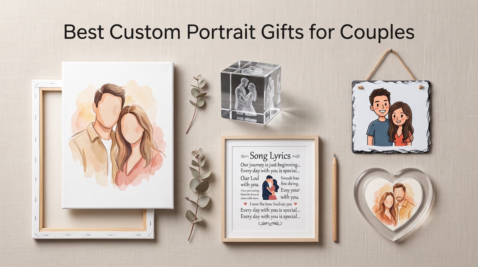 Best Custom Portrait Gifts for Couples