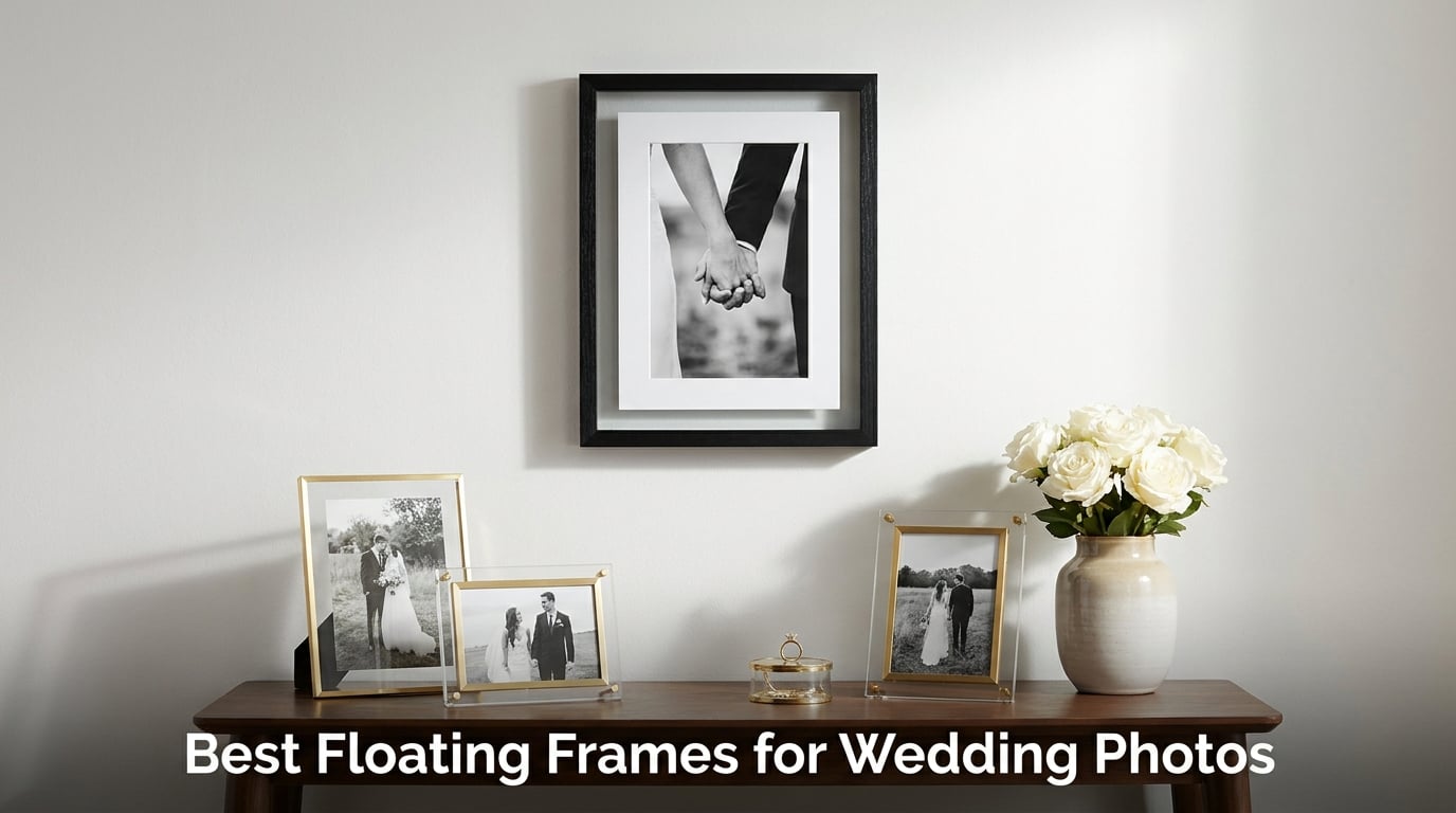 Best Floating Frames for Wedding Photos