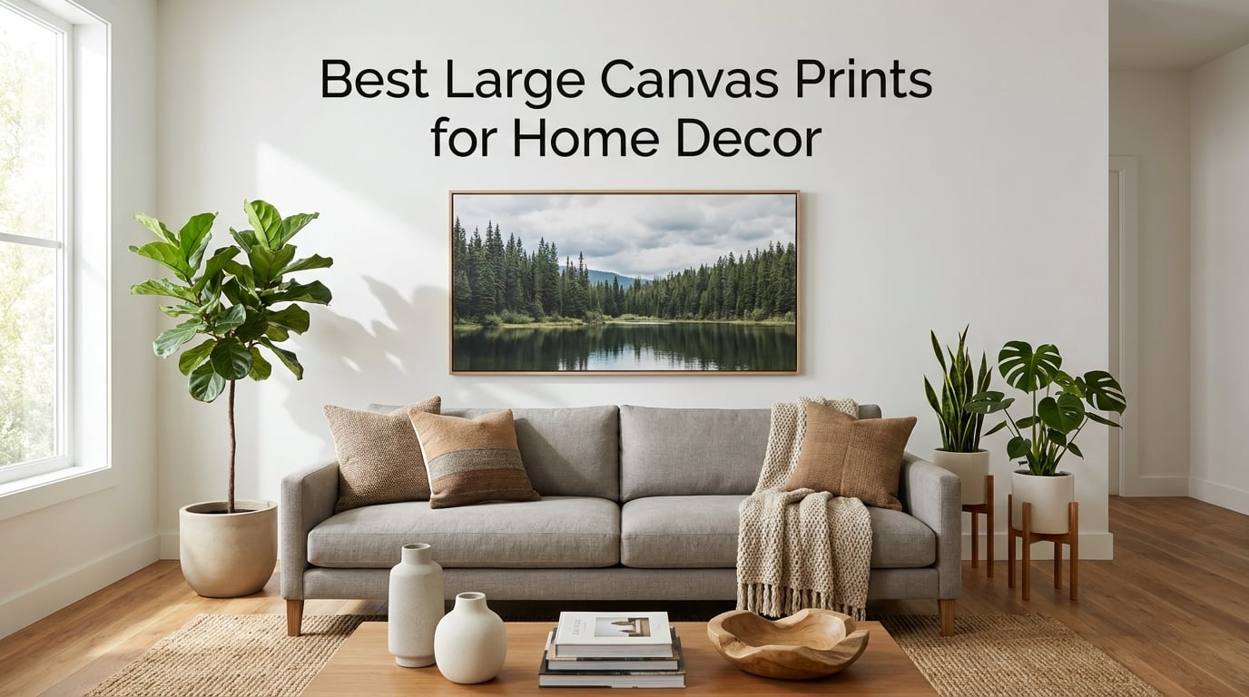 Best Large Canvas Prints for Home Decor