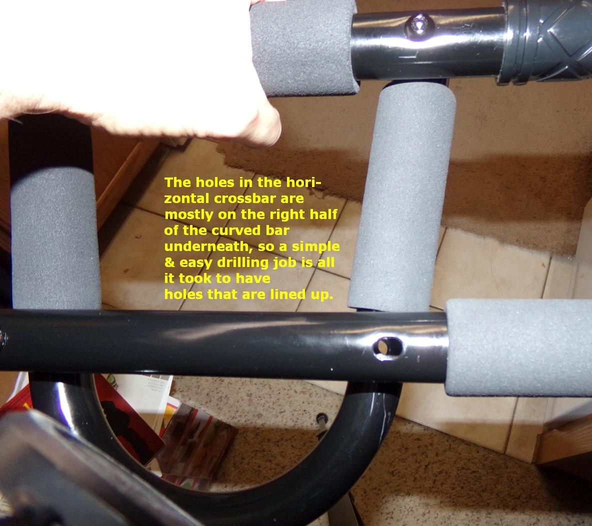 ProsourceFit Foldable Pull Up Bar/Doorway Trainer for Multi Use Fitness & Home Gym Exercise customer photo 2
