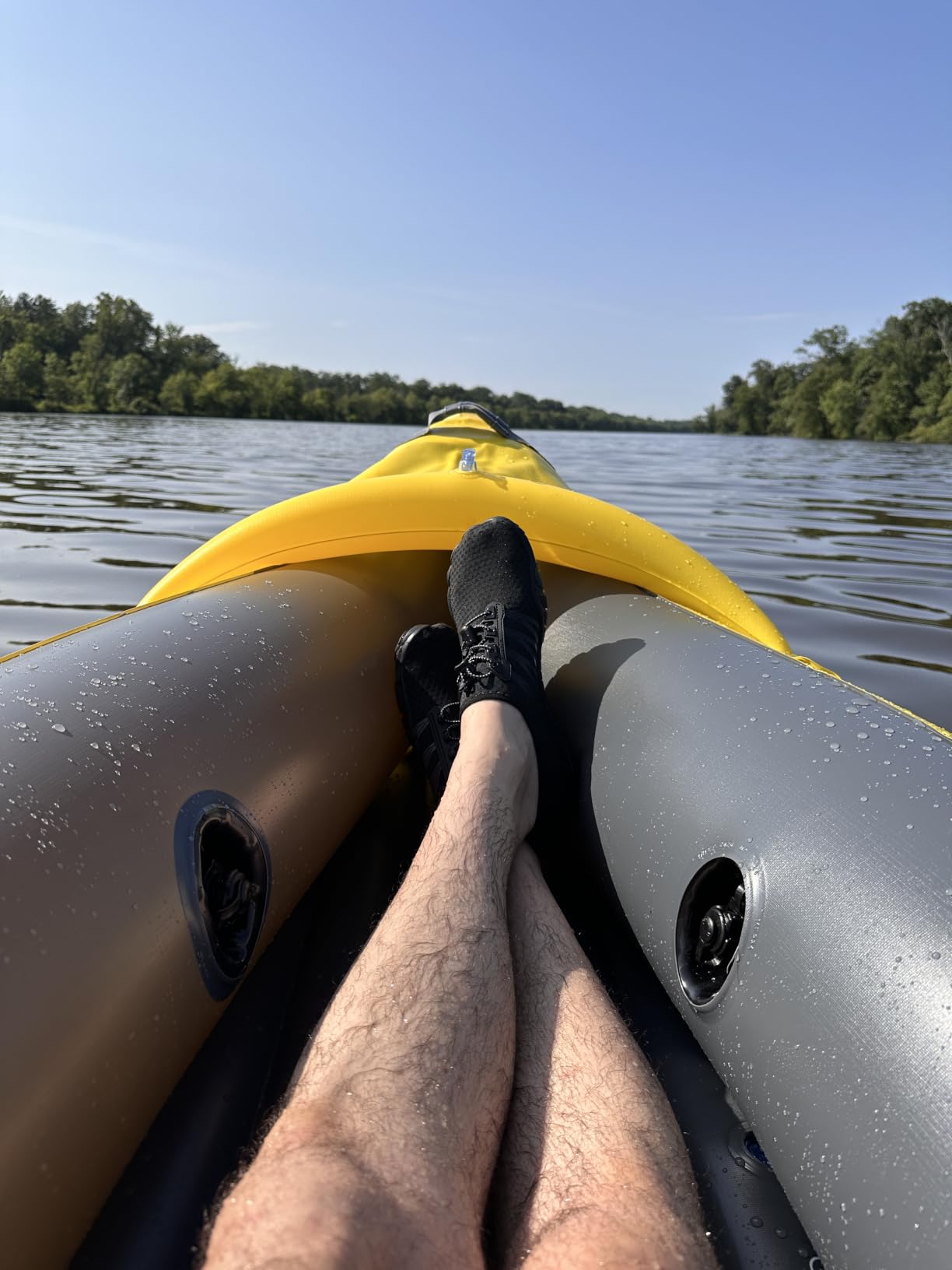 Intex 68307EP Explorer K2 Inflatable Kayak Set: Includes Deluxe 86in Aluminum Oars and High-Output Pump – SuperStrong PVC – Adjustable Seats with Backrest – 400lb Weight Capacity customer photo 1