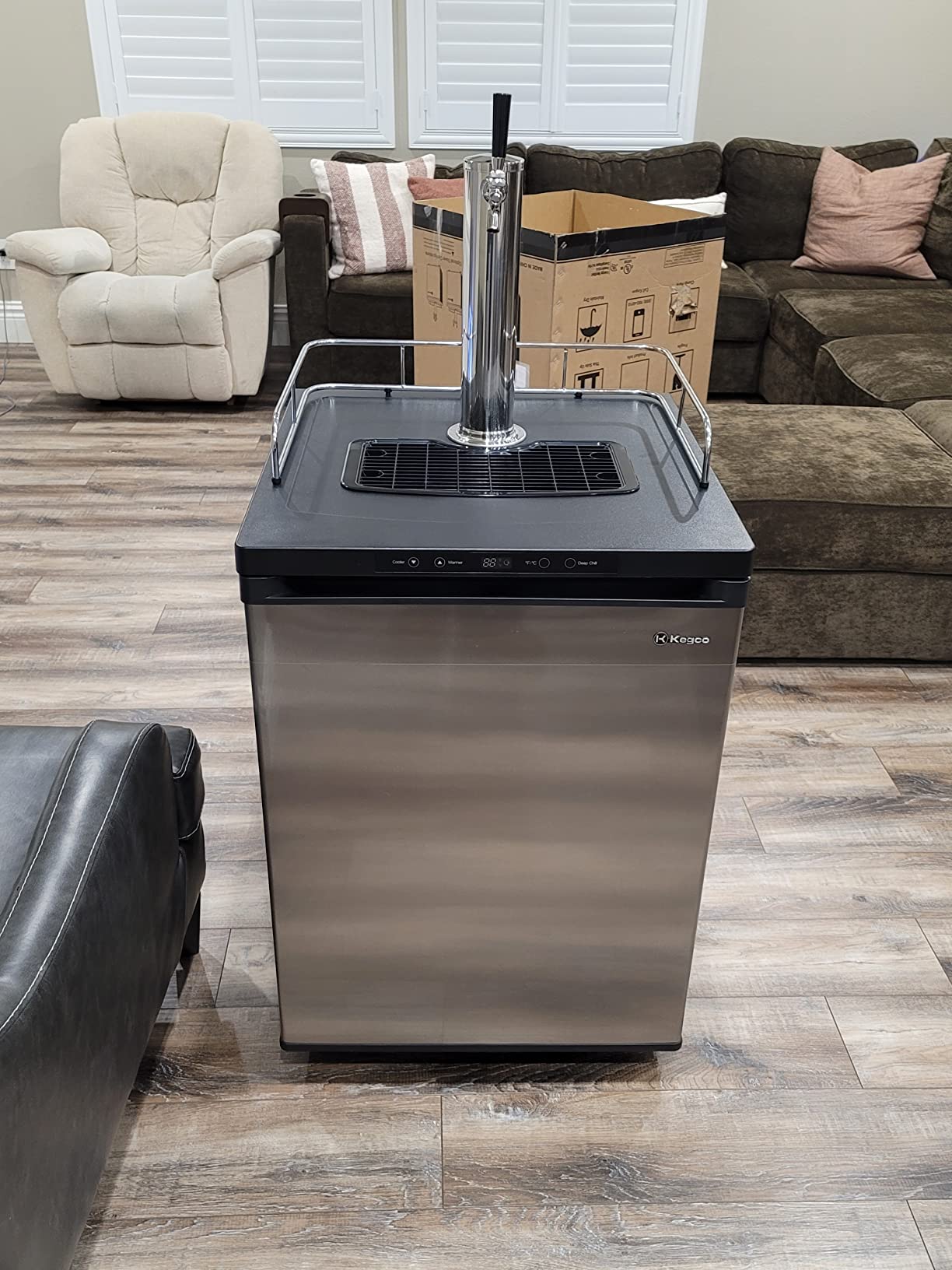Kegco K309SS-1 Keg Dispenser, Stainless Steel customer photo 1