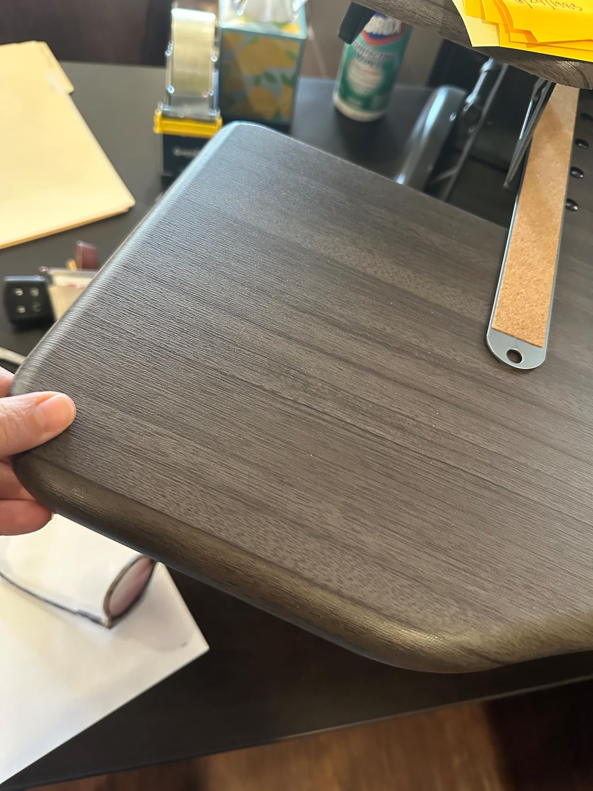 Vari VariDesk Pro Plus 36 - Adjustable Desk Converter with 11 Height Settings, Laptop Sit Stand Desk Riser customer photo 2