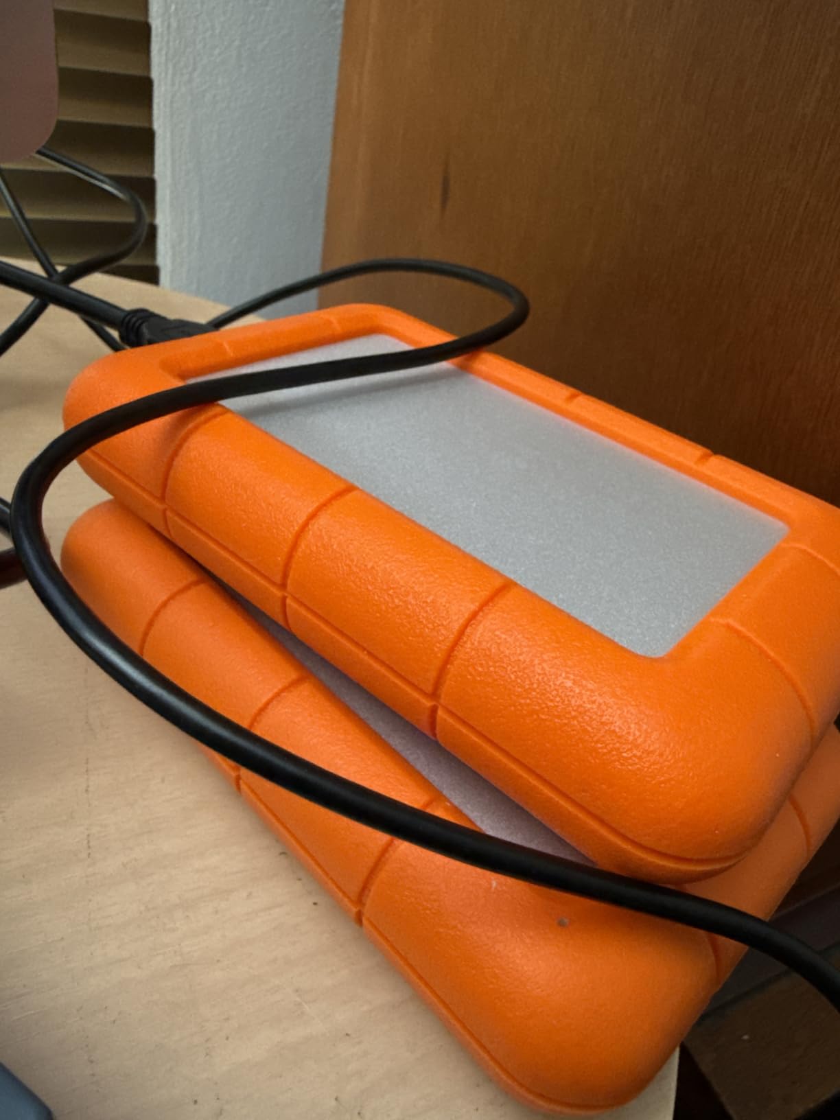 LaCie Rugged Mini Portable External Hard Drive 4TB, 2.5 inch, for PC, Mac, iPad, and iPhone, with Data Rescue Service customer photo 2