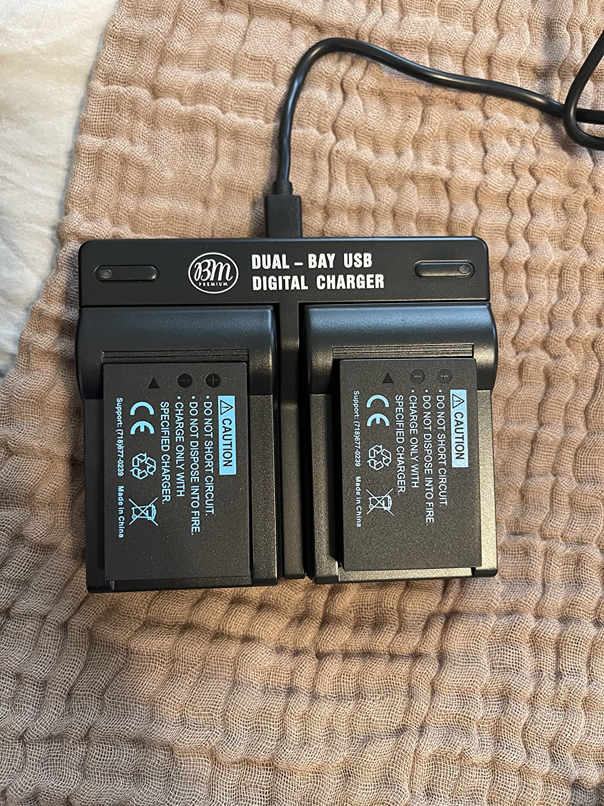BM Premium 2-Pack of LP-E12 Batteries and Dual Bay Battery Charger | Compatible with Canon EOS-M, EOS M2, EOS M10, EOS M50, EOS M50 Mark II, EOS M100, EOS M200, SX70 HS, SL1 Cameras customer photo 1