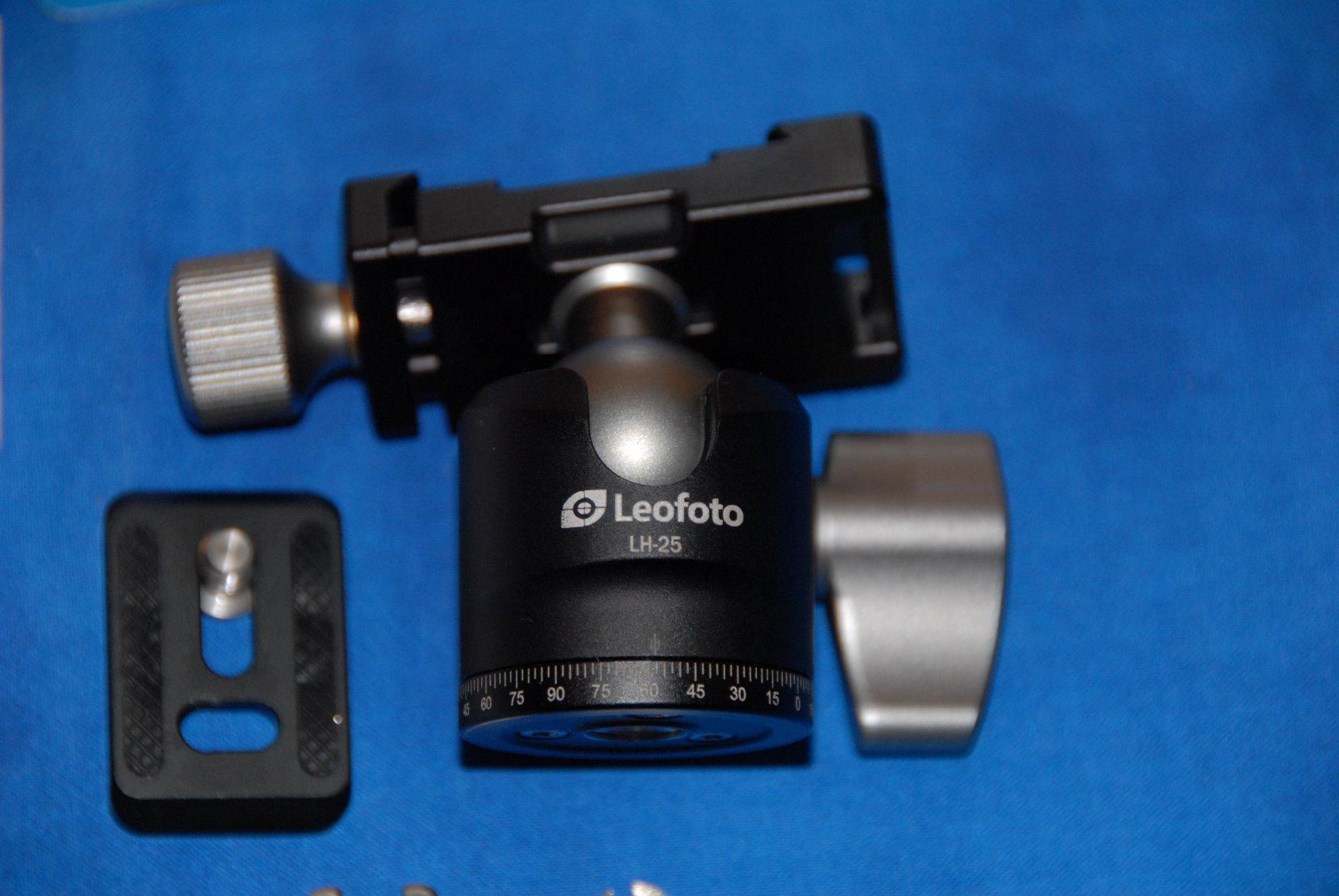 Leofoto LH-25 Tripod Ball Head with PU-25 Quick Release Plate - Ultra Light, Load Capacity 6kg customer photo 2