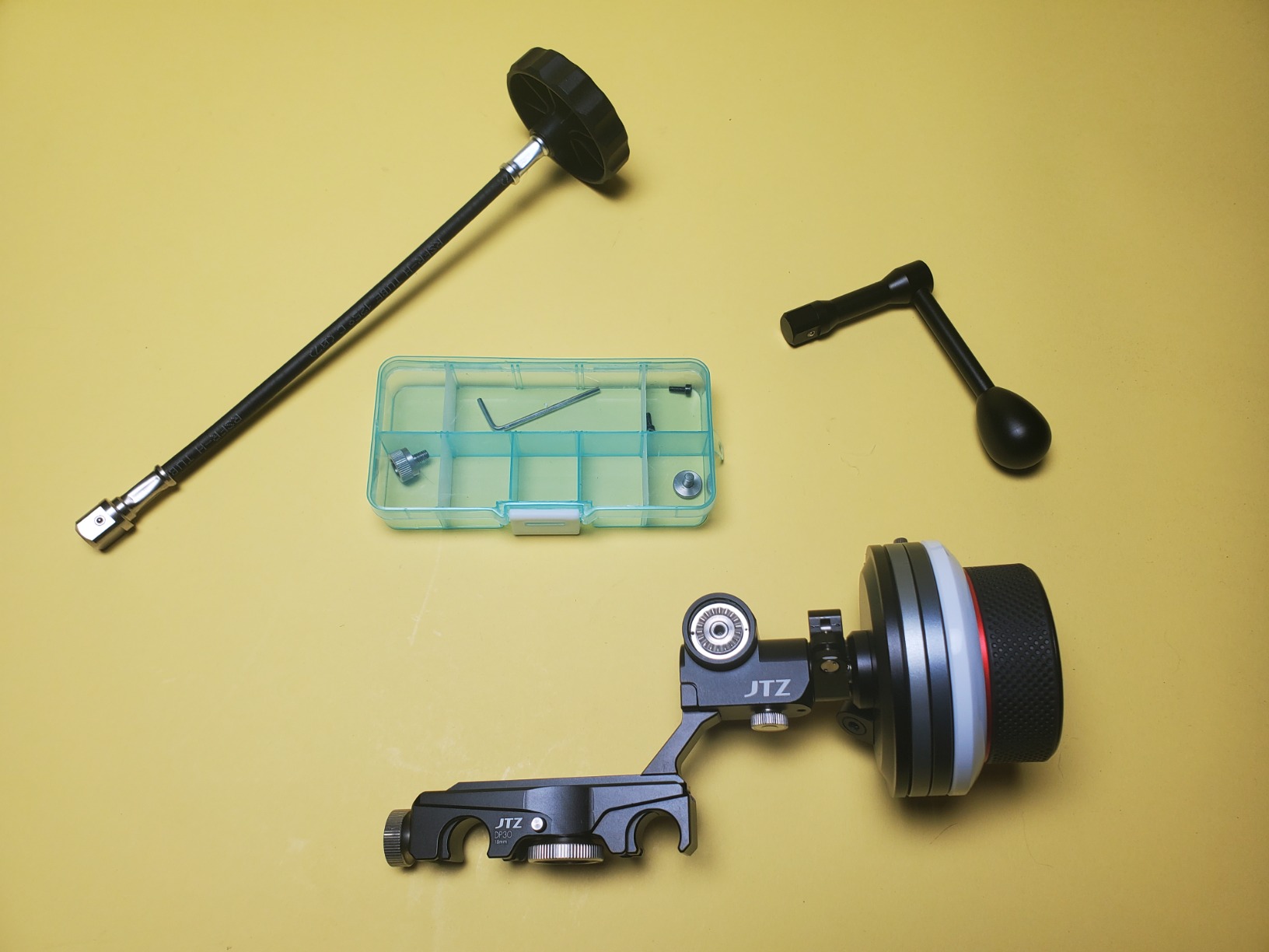 DP30 Cine Follow Focus Puller 15mm / 19mm Rail System KIT for FS700 C300 C500 II III Blackmagic URSA Mini BMCC BMPCC 4K 6K A7 A7R A7S II III IV A9 ARRI Lens Video Cinema DSLR Cameras customer photo 2