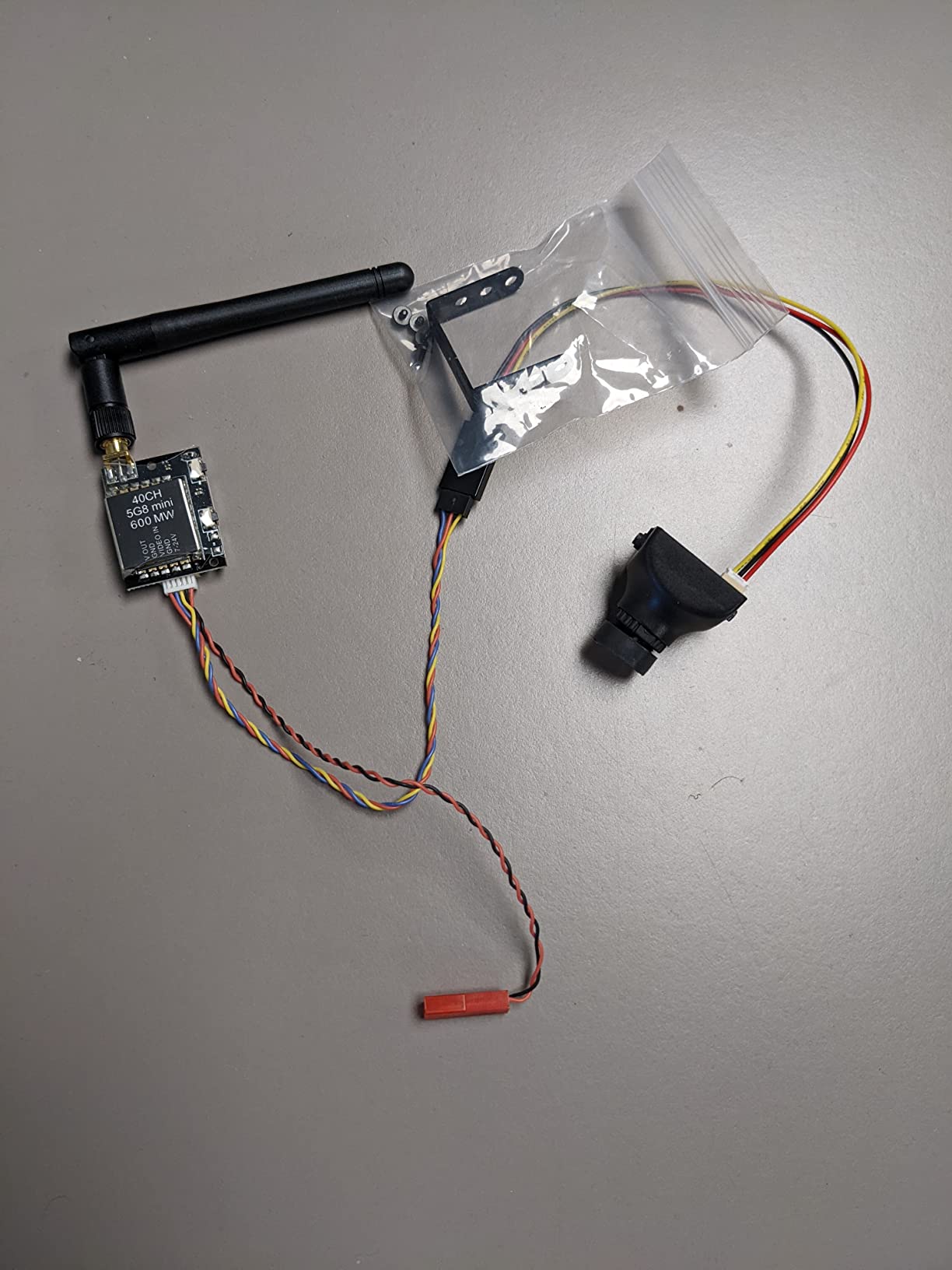 AKK KC04 5.8G 600mW FPV Transmitter 700TVL 2.8mm 120 Degree FPV Camera for Racing Quadcopter customer photo 2