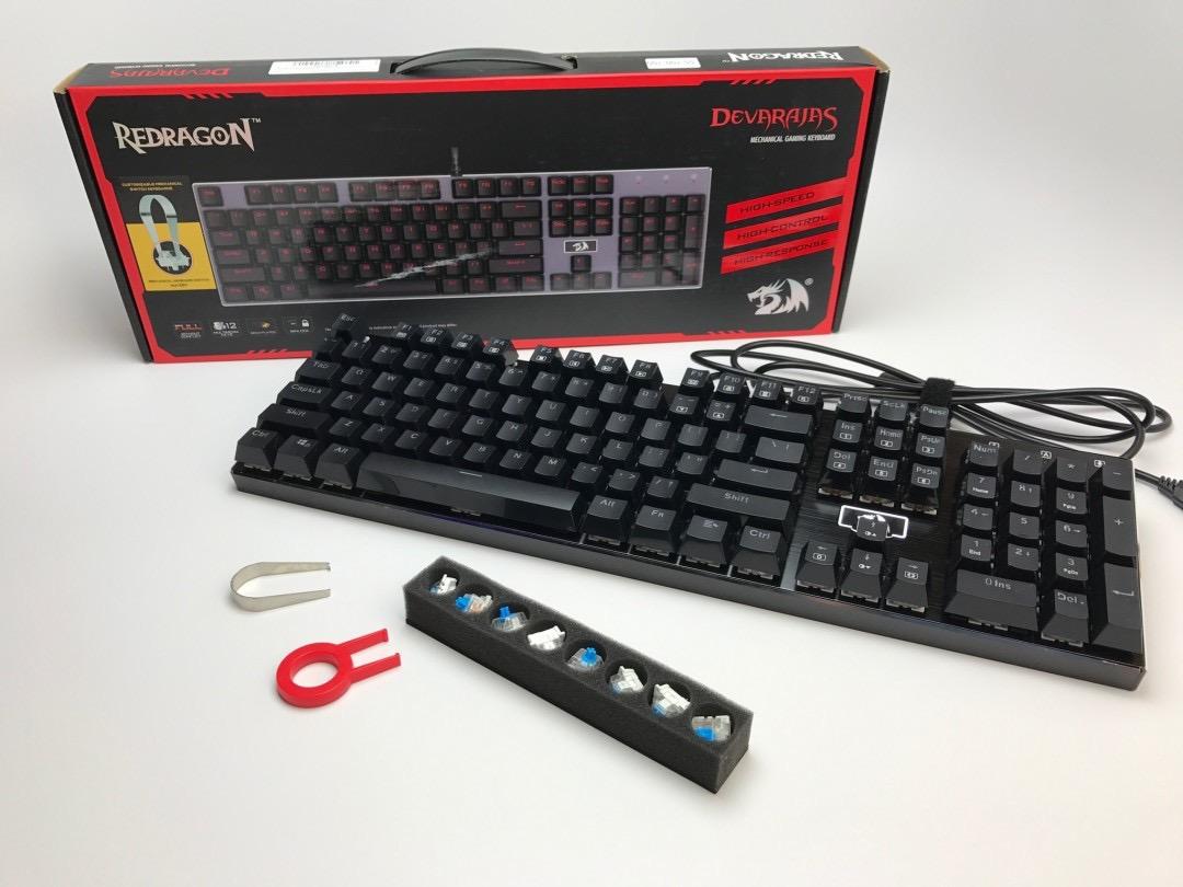Redragon K556 RGB LED Backlit Wired Mechanical Gaming Keyboard, 104 Keys Hot-Swap Mechanical Keyboard w/Aluminum Base, Upgraded Socket and Noise Absorbing Foams, Soft Tactile Brown Switch customer photo 2