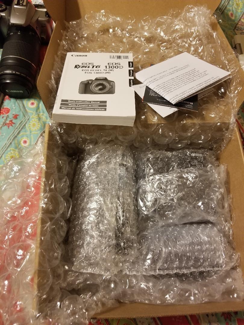 Canon EOS Rebel T6 Digital SLR Camera Kit with EF-S 18-55mm f/3.5-5.6 IS II Lens, Built-in Wi-Fi and NFC (Renewed) customer photo 1
