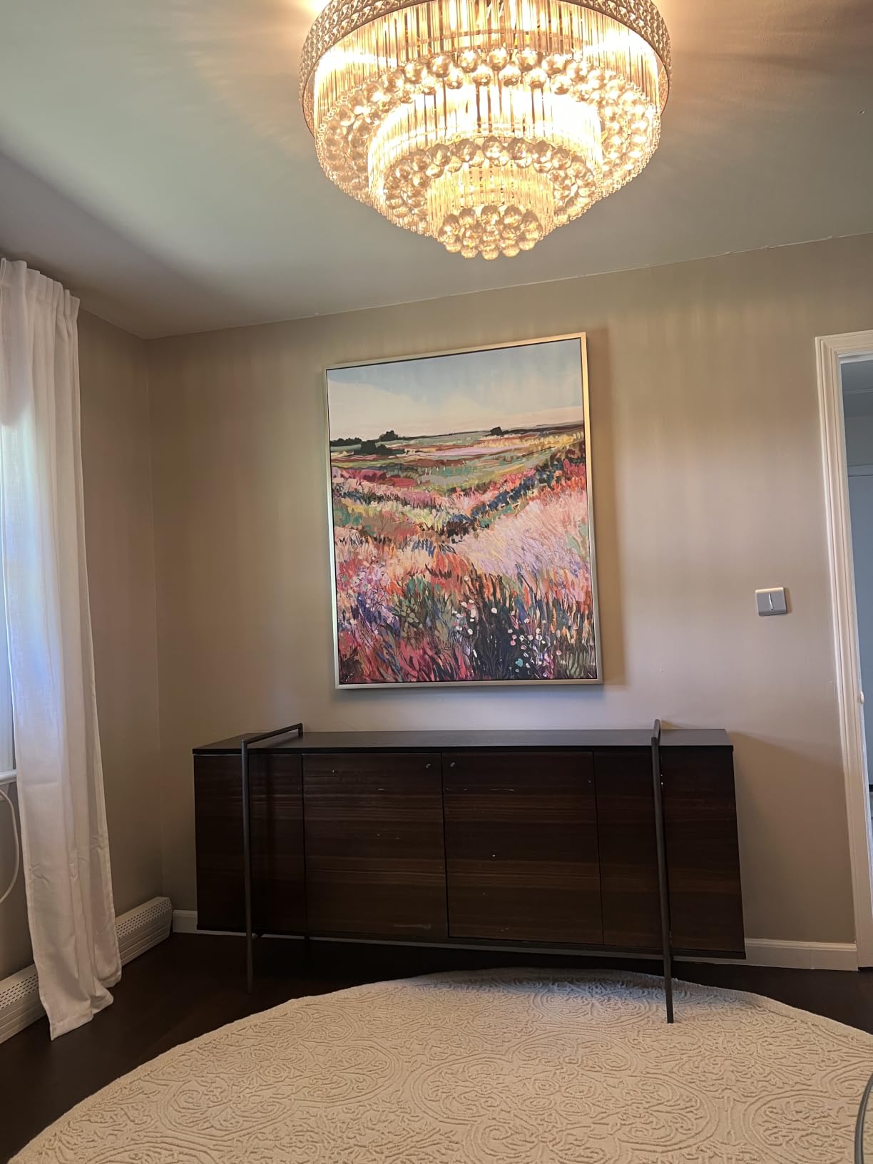 SAFAVIEH Trace Collection Area Rug - 5' x 8', Ivory, Handmade Wool, High Traffic Living Room Bedroom (TRC101C) customer photo 1