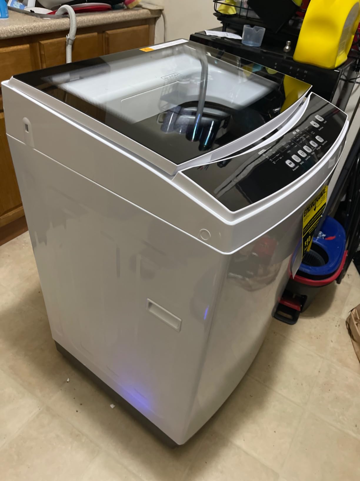 BLACK+DECKER 0.9 Cu. Ft. Portable Washer, 6.6 lb. Capacity, BPWM09W, White | 6.6 lb. Capacity Washing Machine for Homes & Apartments, 5 Wash Cycles, Quick Connect Sink Adapter and Drain Hose Included customer photo 1