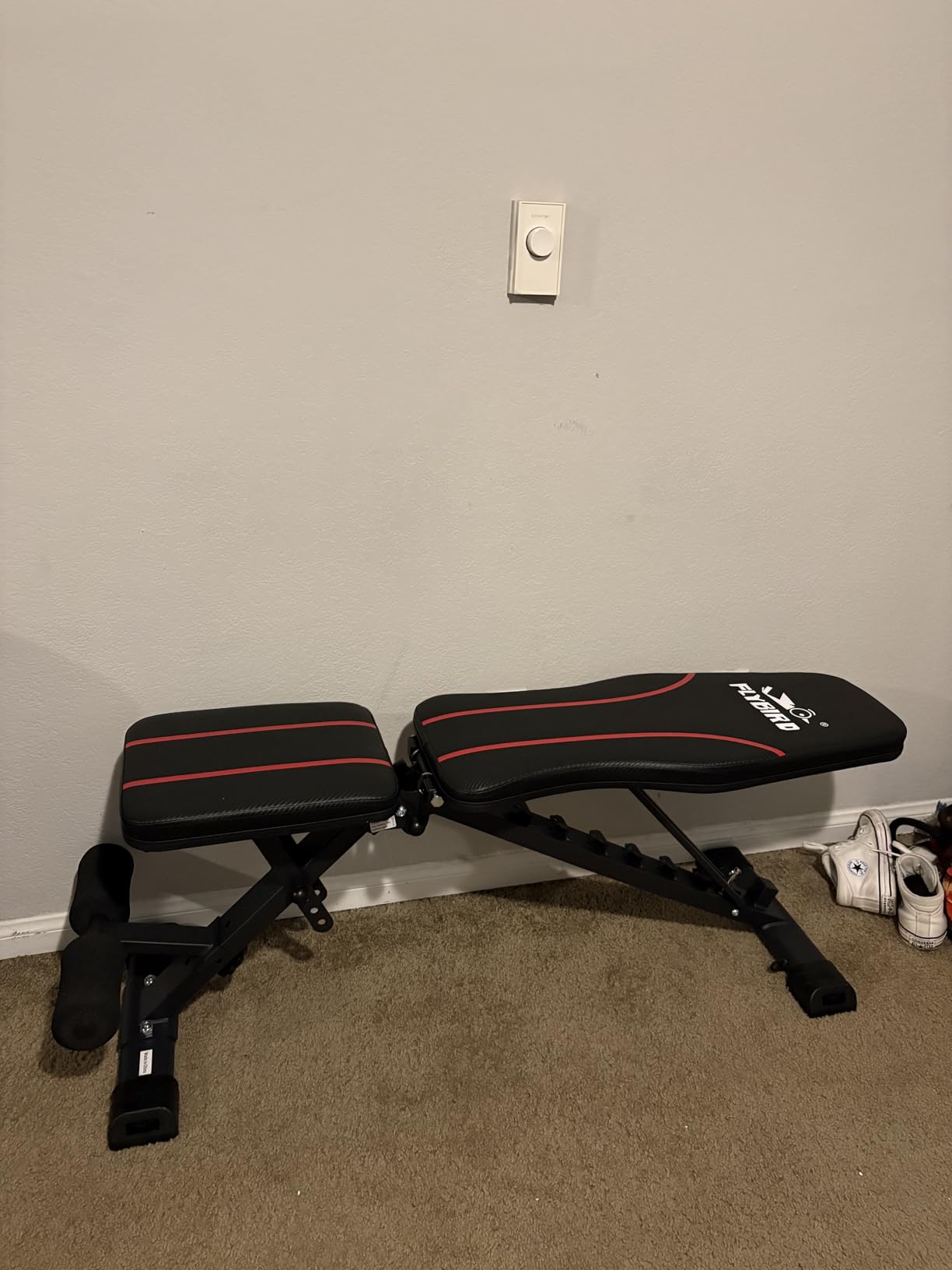 FLYBIRD Adjustable Weight Bench, Full Body Workout Bench for Home Gym customer photo 2