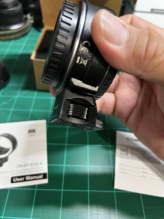 Commlite CM-EF-EOS R Lens Adapter, Electronic Auto-Focus EF to R Mount Adapter for Canon EF/EF-S Lens to EOS R, EOS RP, EOS R6, EOS R5 Series Mirrorless Cameras customer photo 1