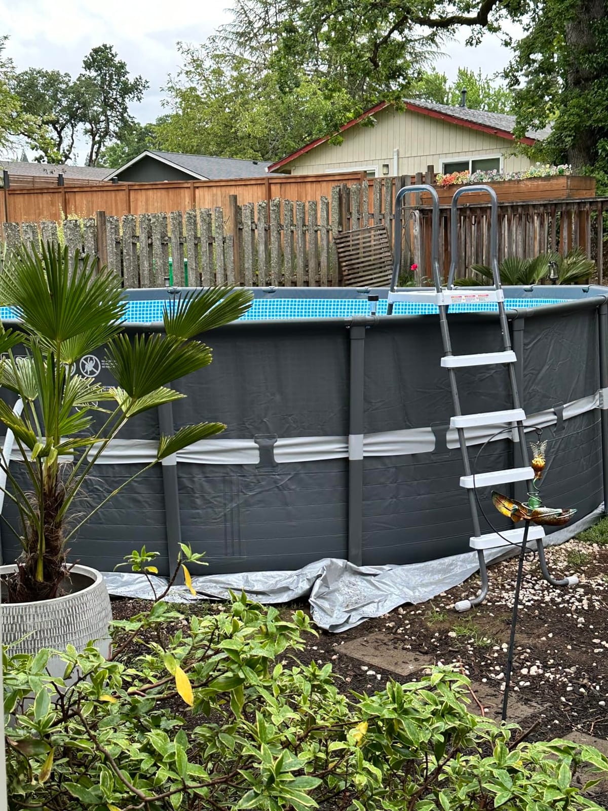 INTEX Ultra XTR 18ft x 52in Above Ground Swimming Pool Set Bundle | 26329EH - 2100 GPH Sand Filter Pump, Ladder, Pool Cover & Ground Cloth with Cleaning Maintenance Kit Included customer photo 2