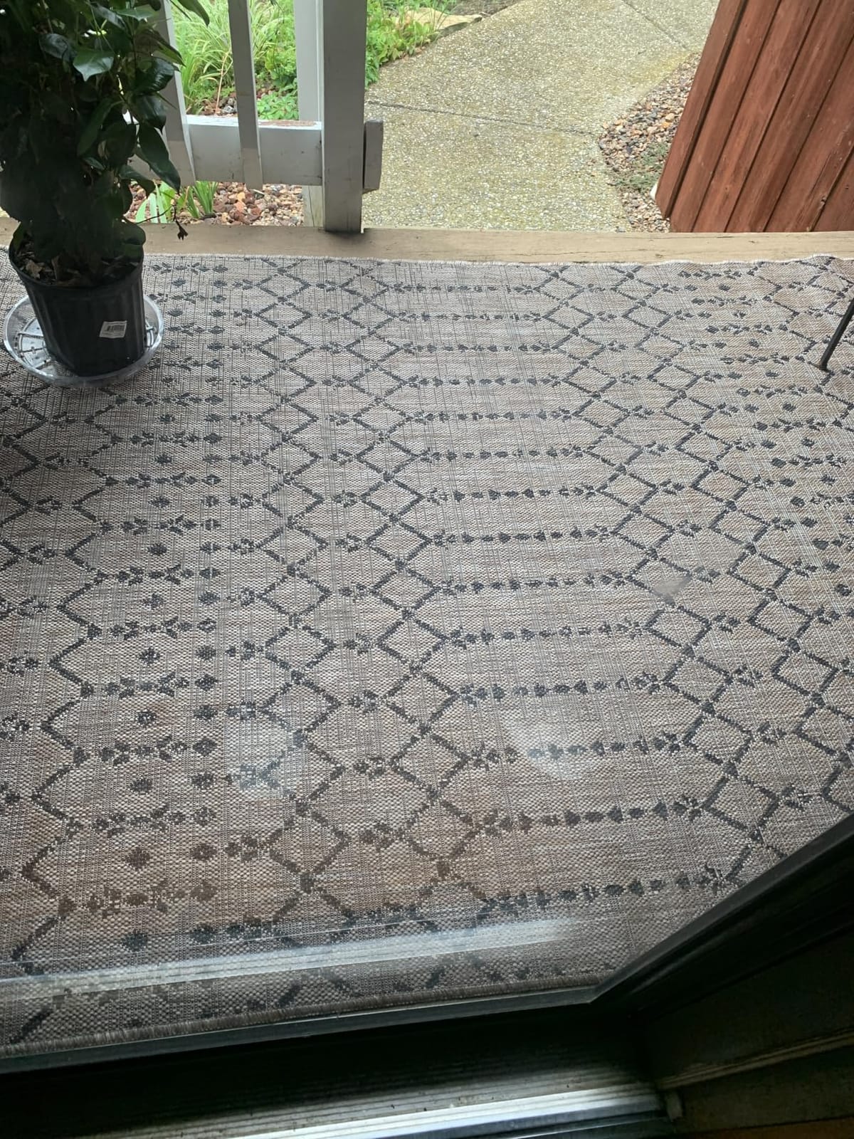 JONATHAN Y Moroccan Geometric Indoor Outdoor Area Rug 8X10 Natural/Black, Ourika Textured Weave for Backyard, Patio, Porch, Easy-Cleaning, High Traffic, Pet-Friendly, Non-Shedding (SMB108D-8) customer photo 2