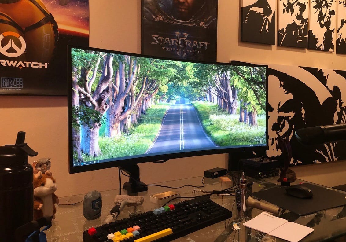 MOUNTUP Single Monitor Desk Mount Holds Screen up to 32 inch, Height Adjustable Monitor Arm, Full Motion Computer Monitors Stand with Clamp/Grommet Base customer photo 1